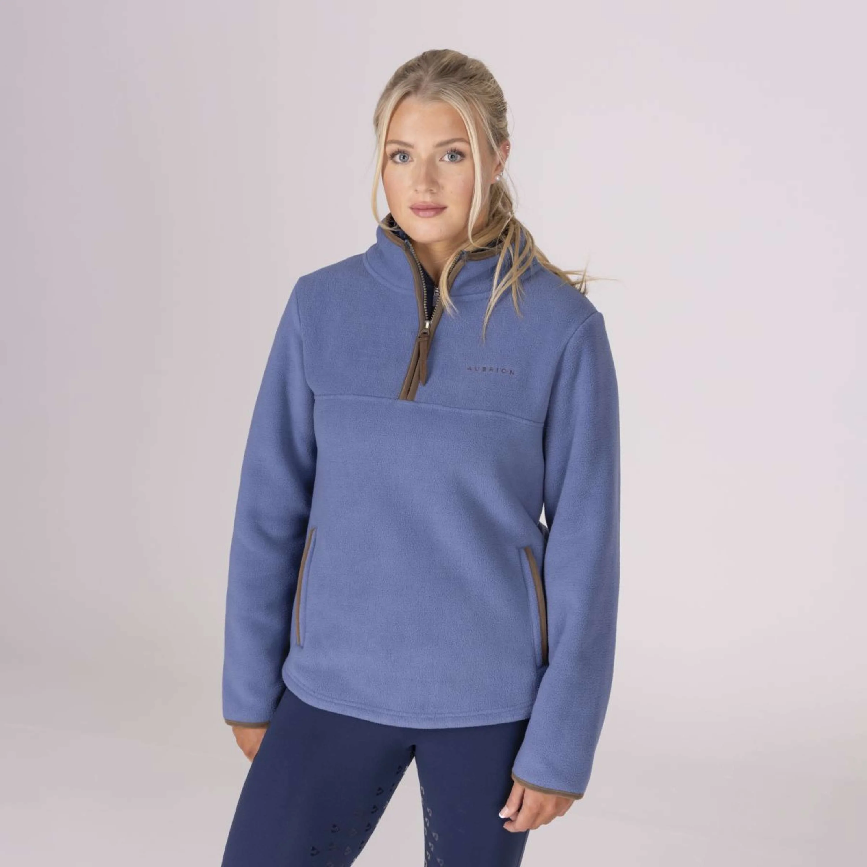 Aubrion by Shires Pull Original Fleece Bleu - Image 21
