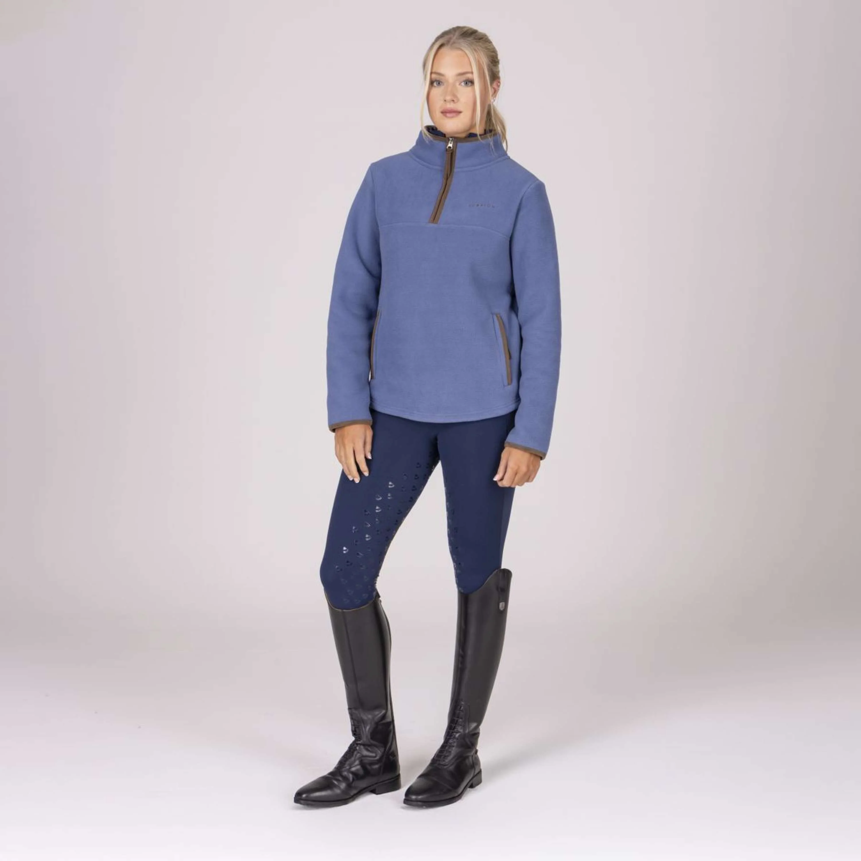 Aubrion by Shires Pull Original Fleece Bleu - Image 22