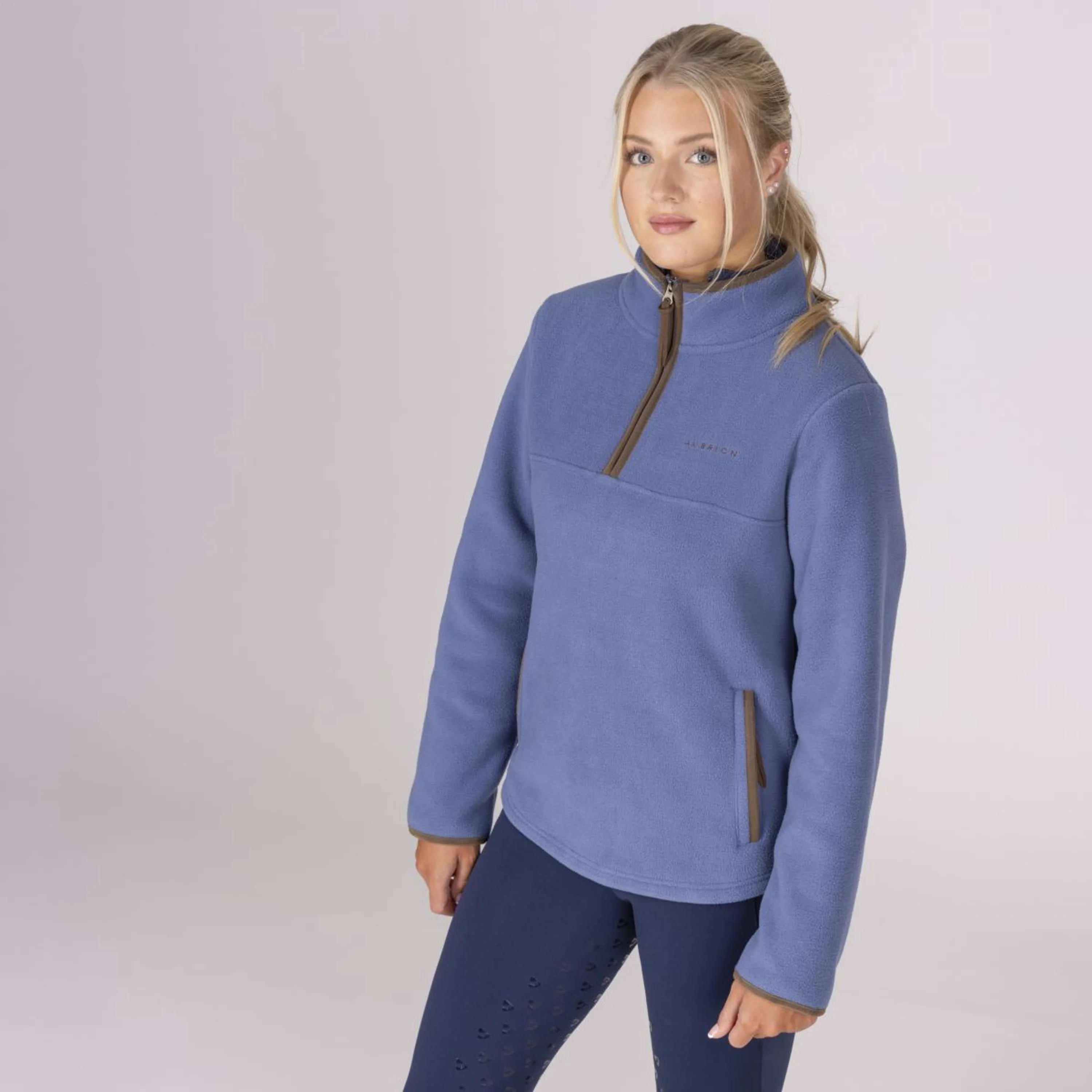 Aubrion by Shires Pull Original Fleece Bleu - Image 25