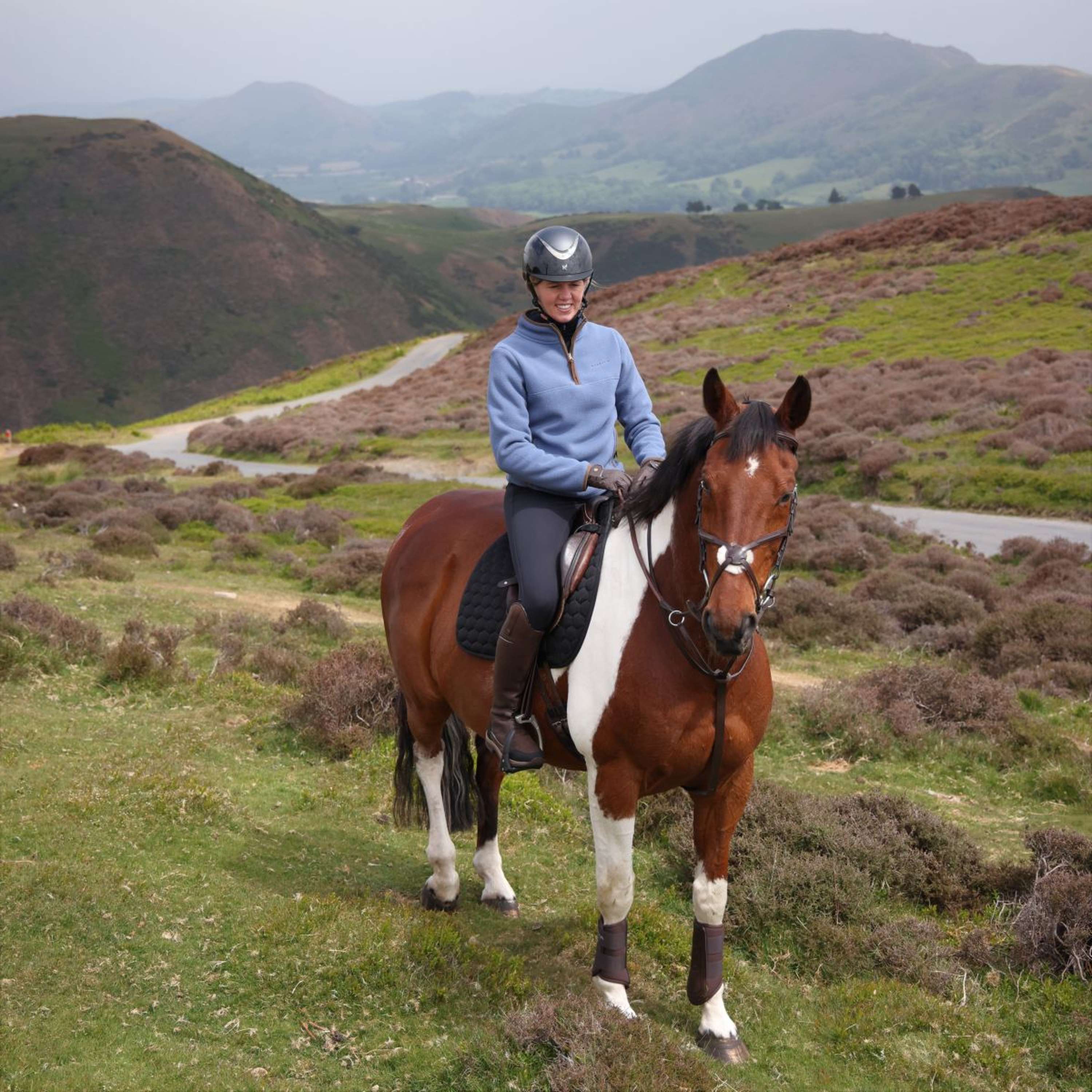 Aubrion by Shires Pull Original Fleece Bleu - Image 9