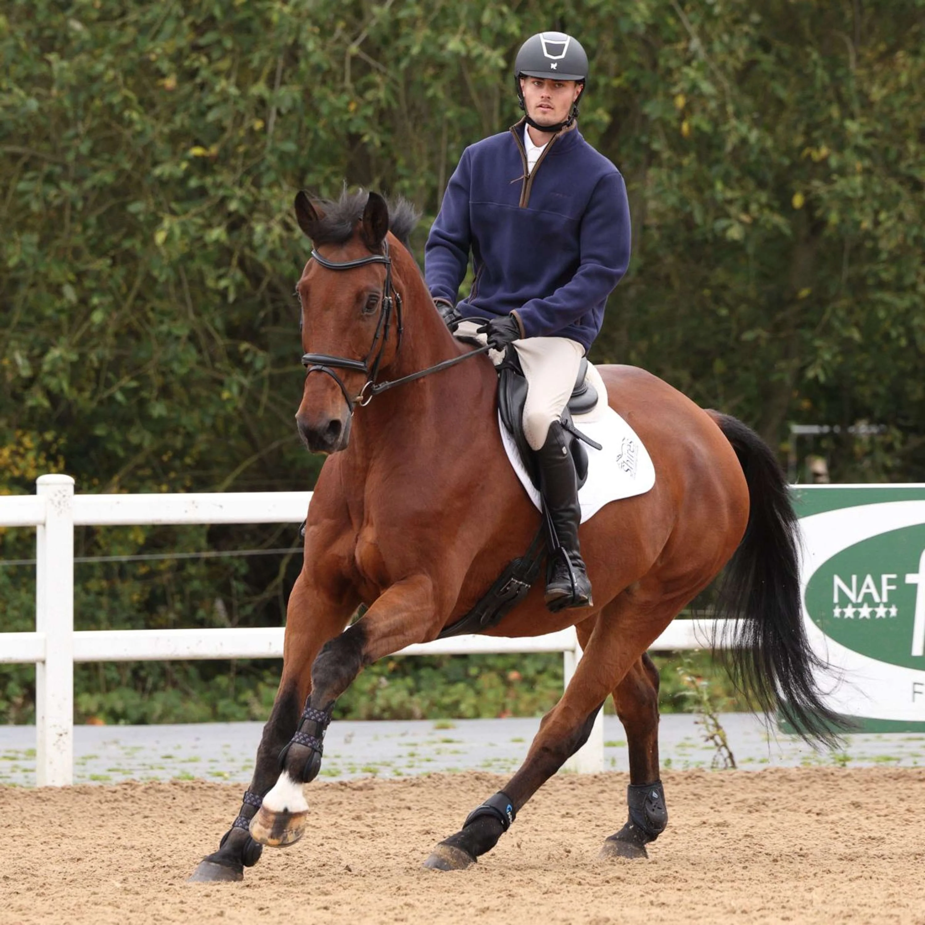 Aubrion by Shires Pull Original Fleece Hommes Marin - Image 13