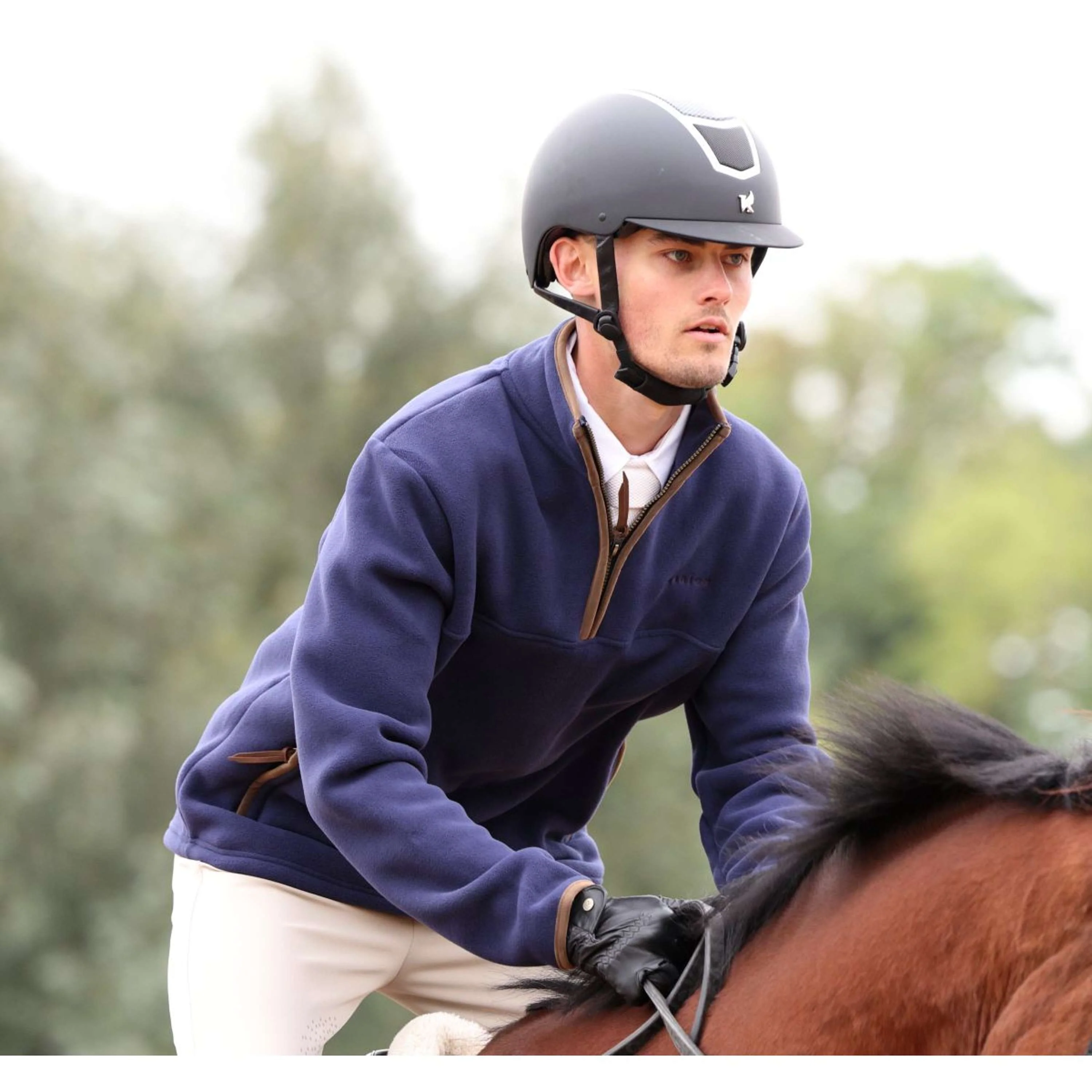 Aubrion by Shires Pull Original Fleece Hommes Marin - Image 16