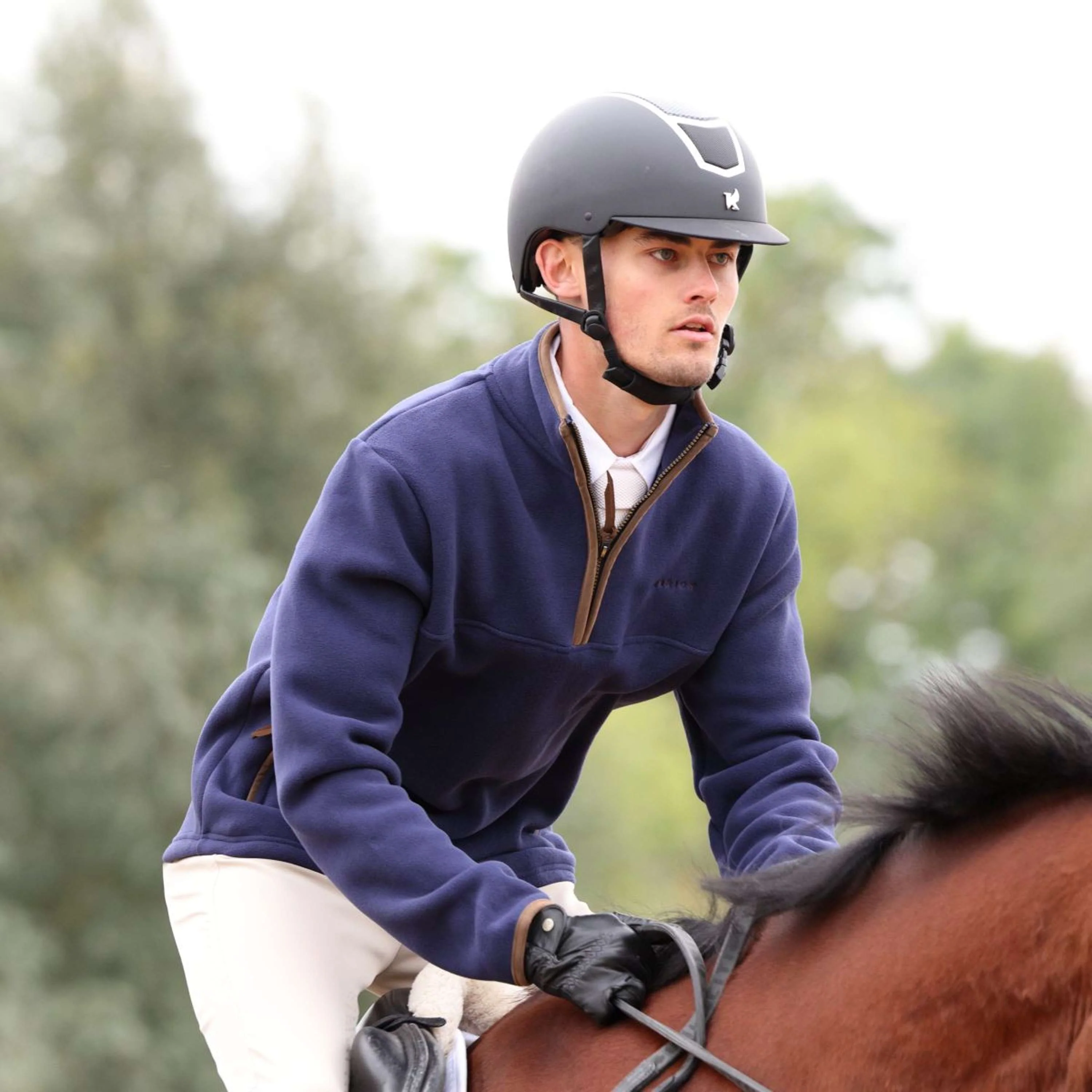 Aubrion by Shires Pull Original Fleece Hommes Marin - Image 17