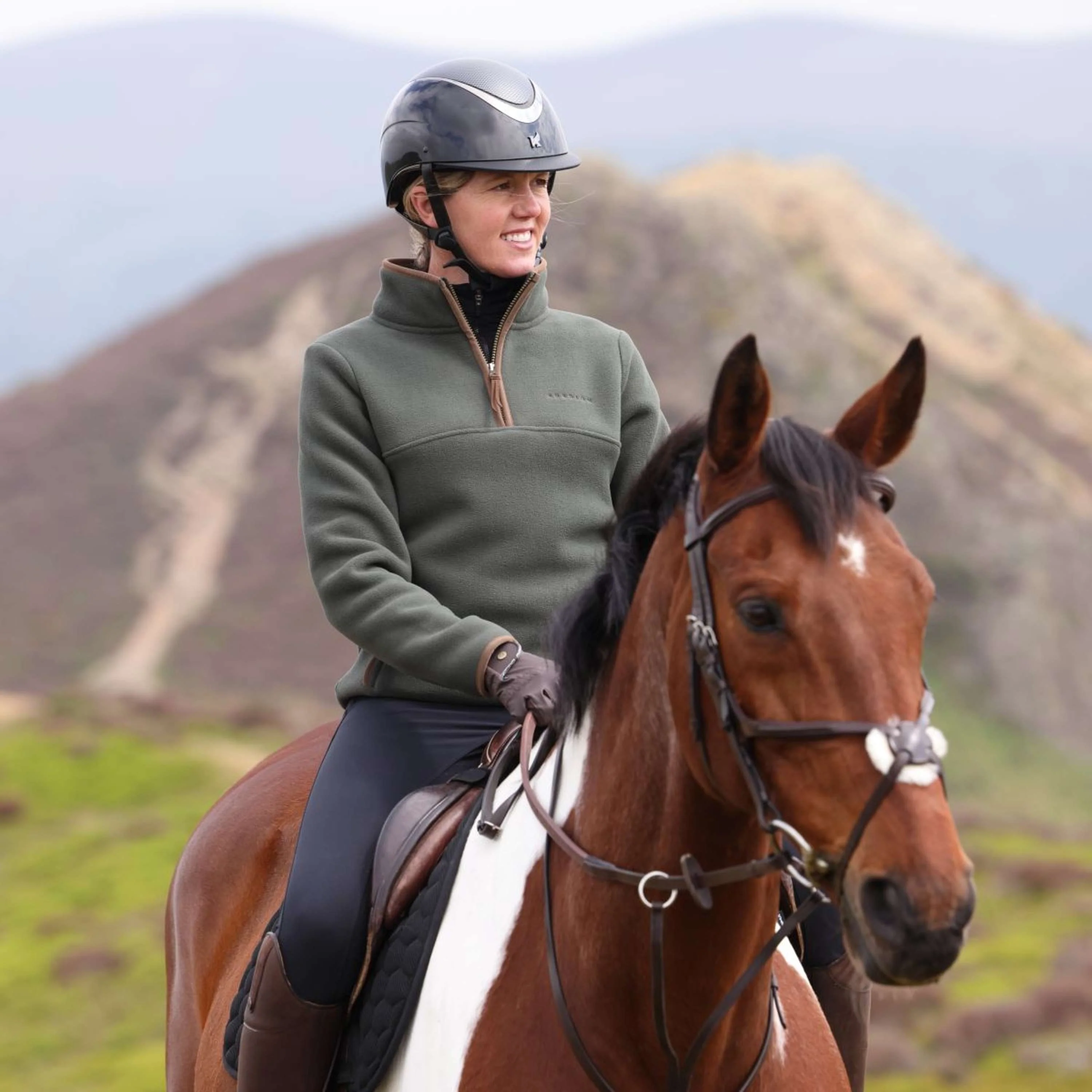 Aubrion by Shires Pull Original Fleece Vert - Image 3