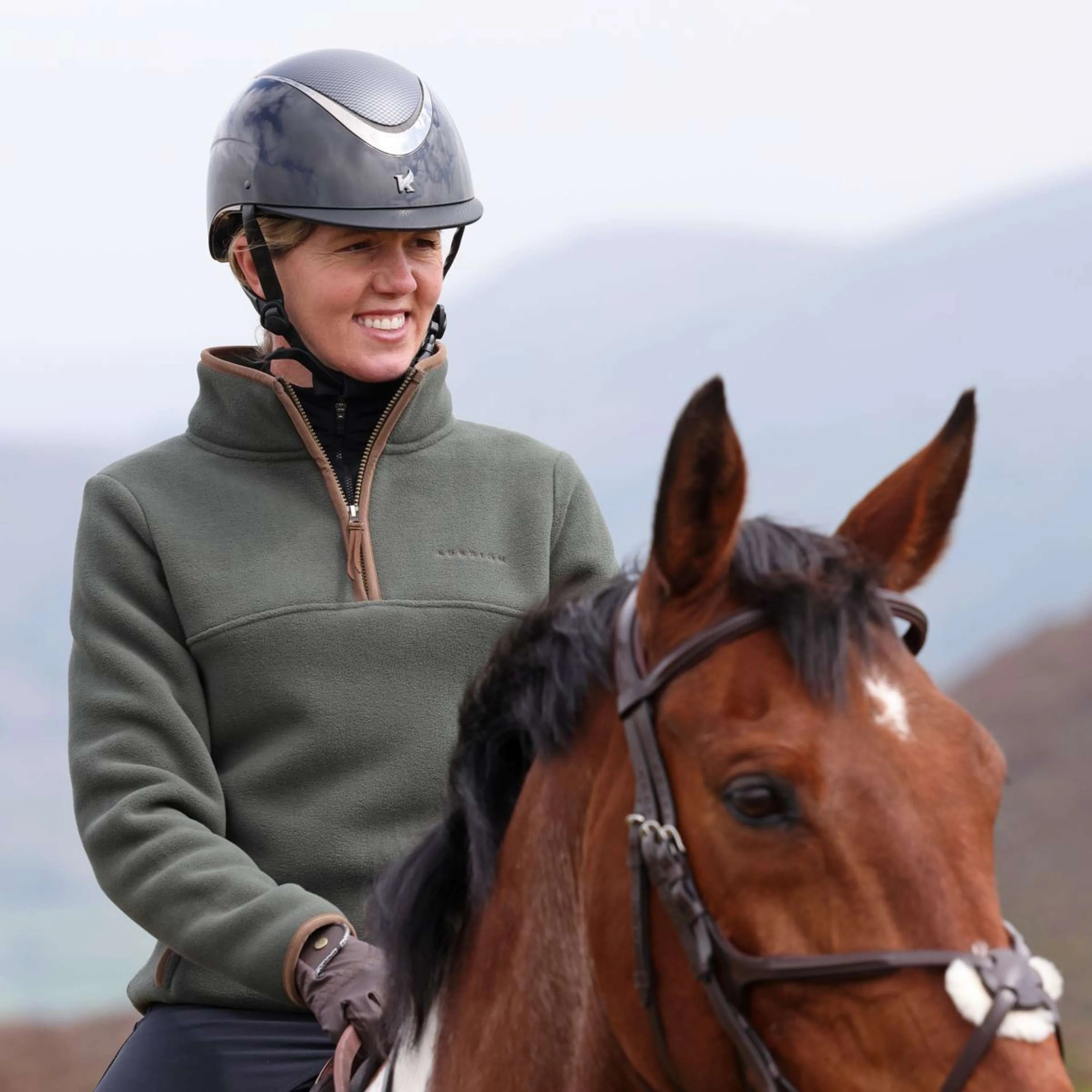 Aubrion by Shires Pull Original Fleece Vert - Image 4