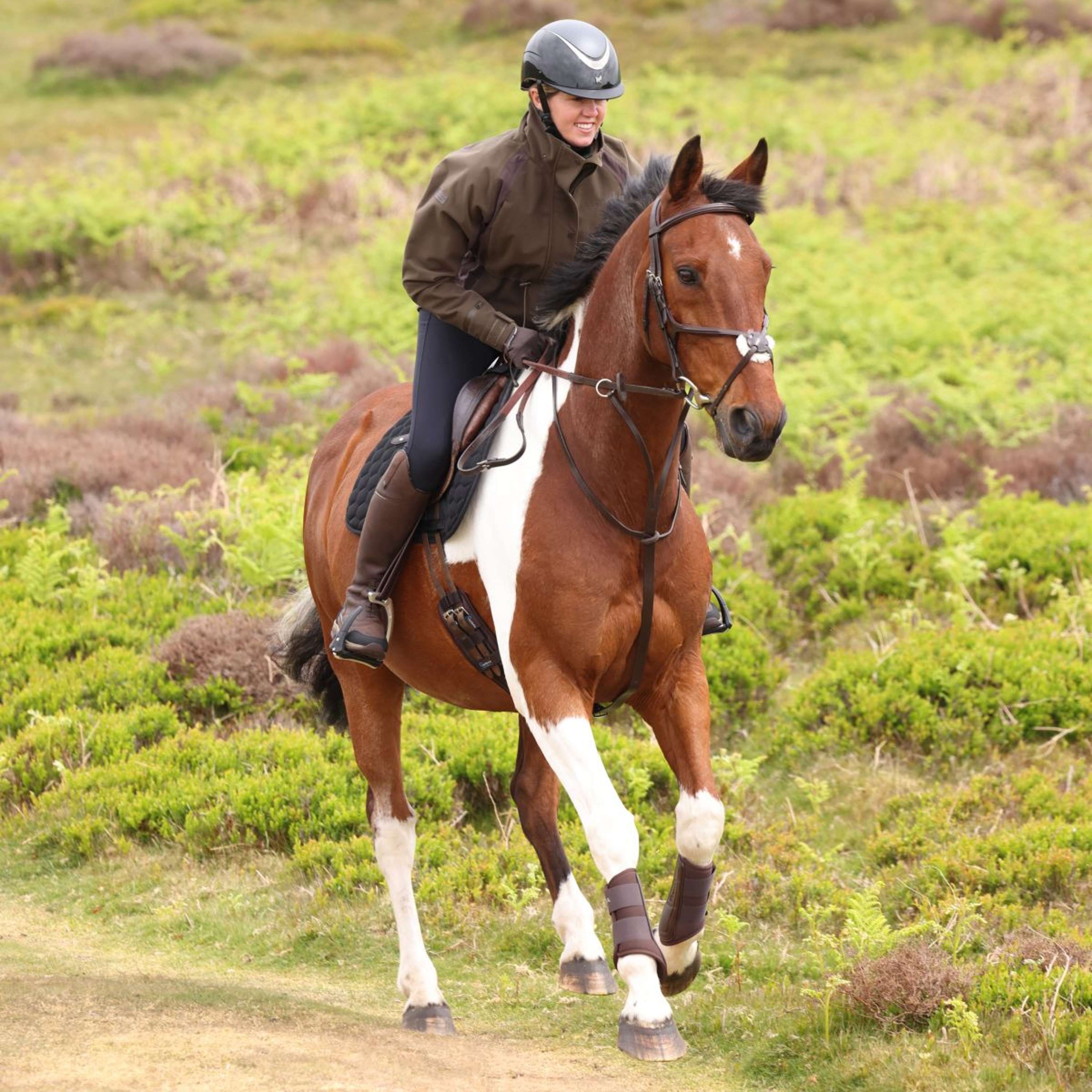 Aubrion by Shires Pullover Heritage Olive foncé - Image 14