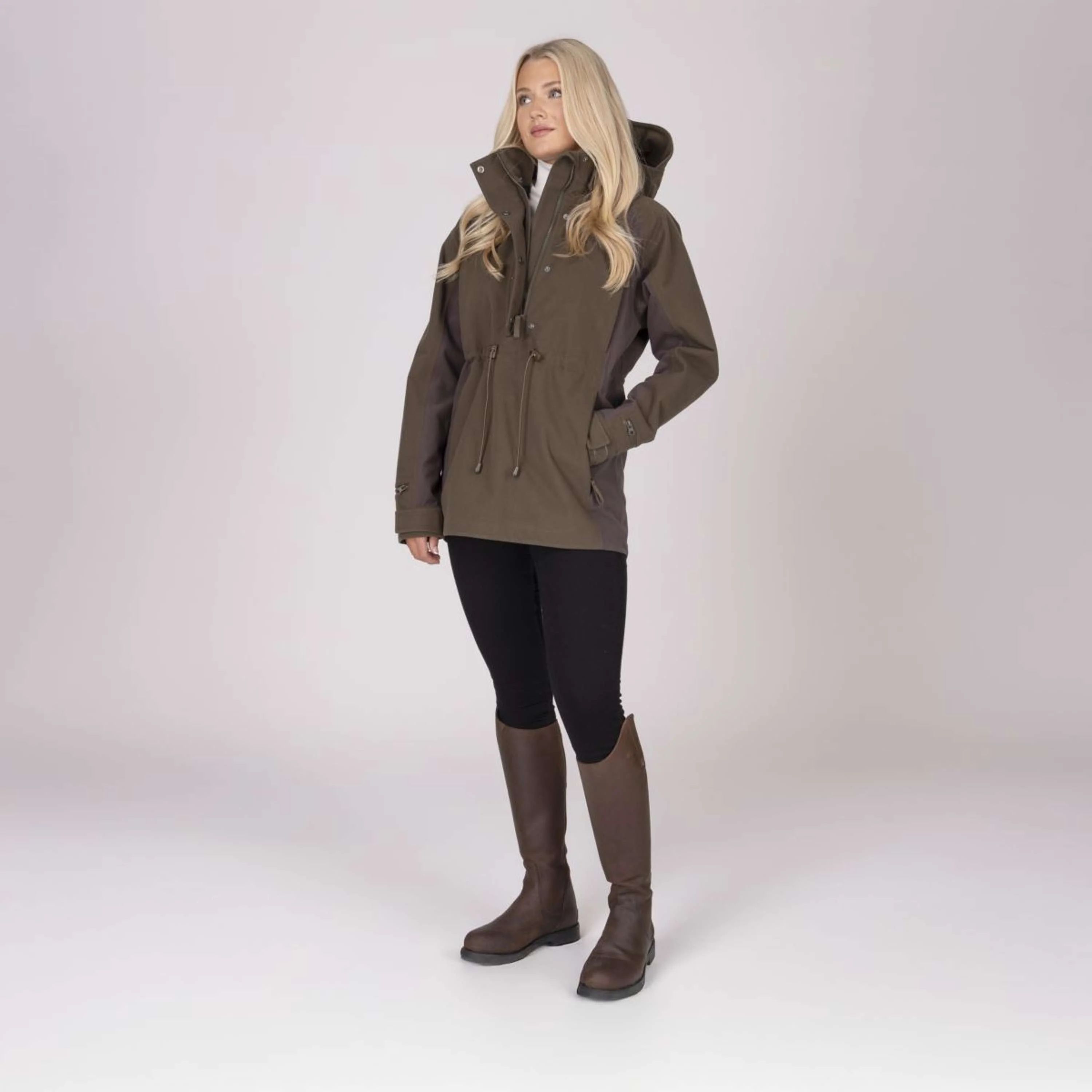 Aubrion by Shires Pullover Heritage Olive foncé - Image 23