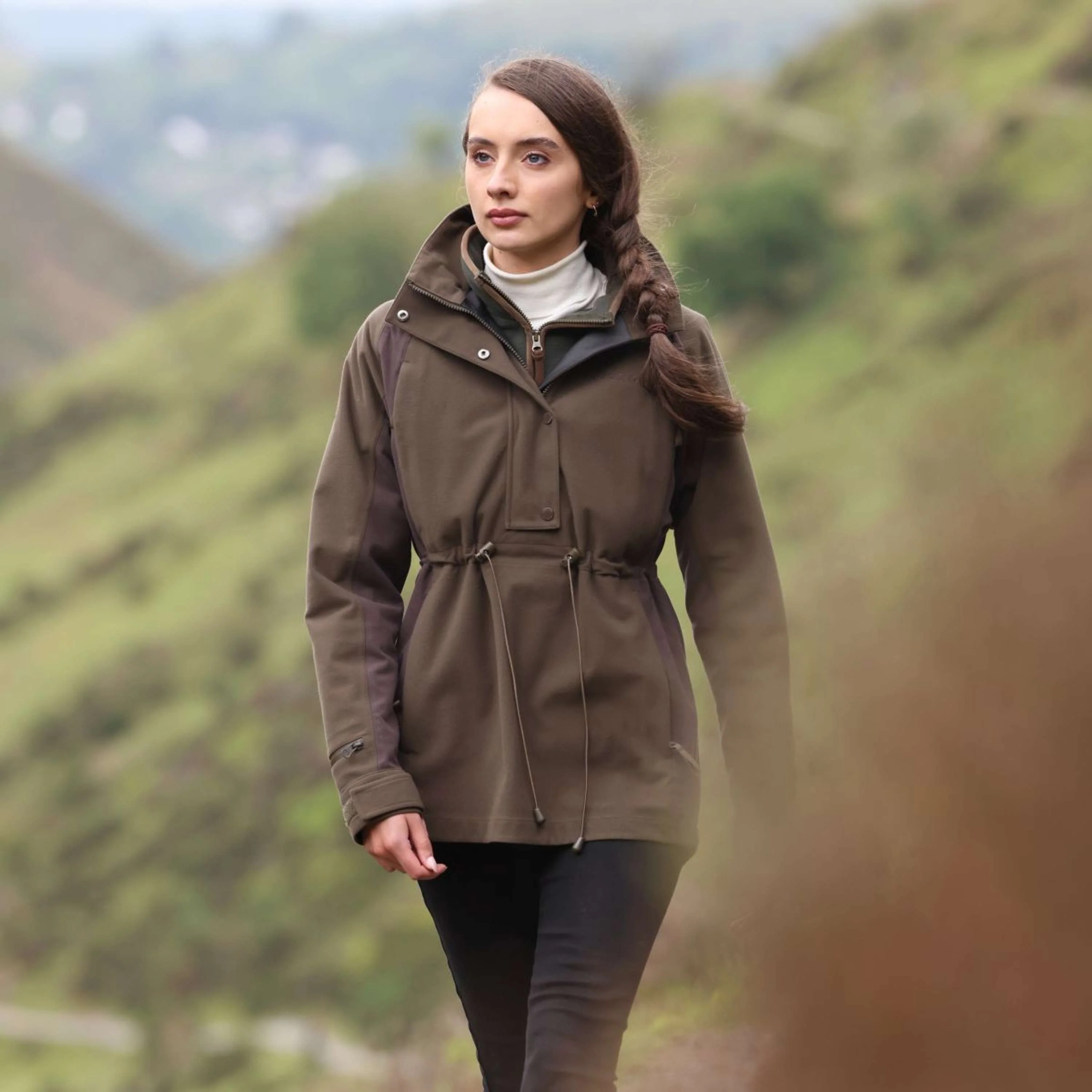 Aubrion by Shires Pullover Heritage Olive foncé - Image 43