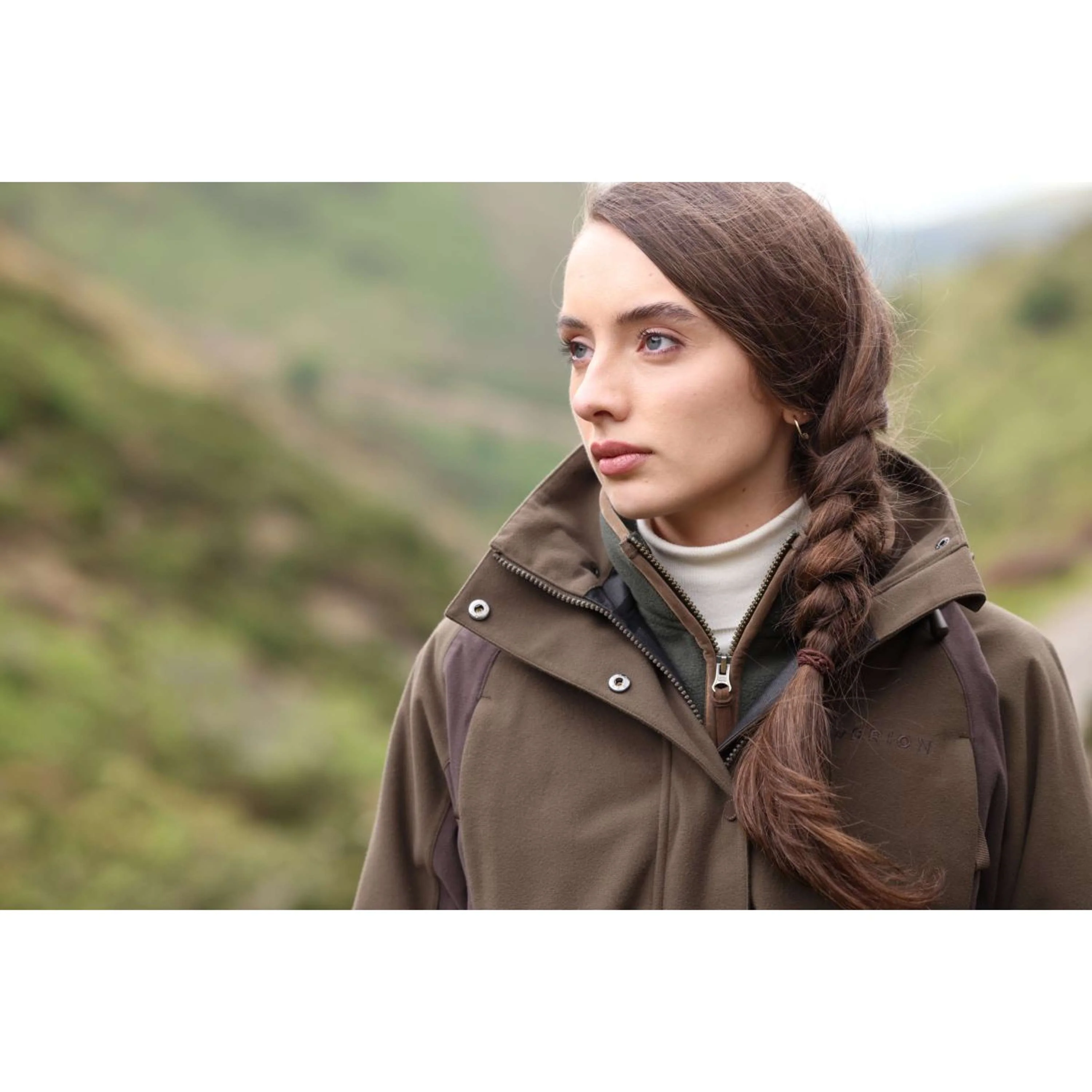 Aubrion by Shires Pullover Heritage Olive foncé - Image 46
