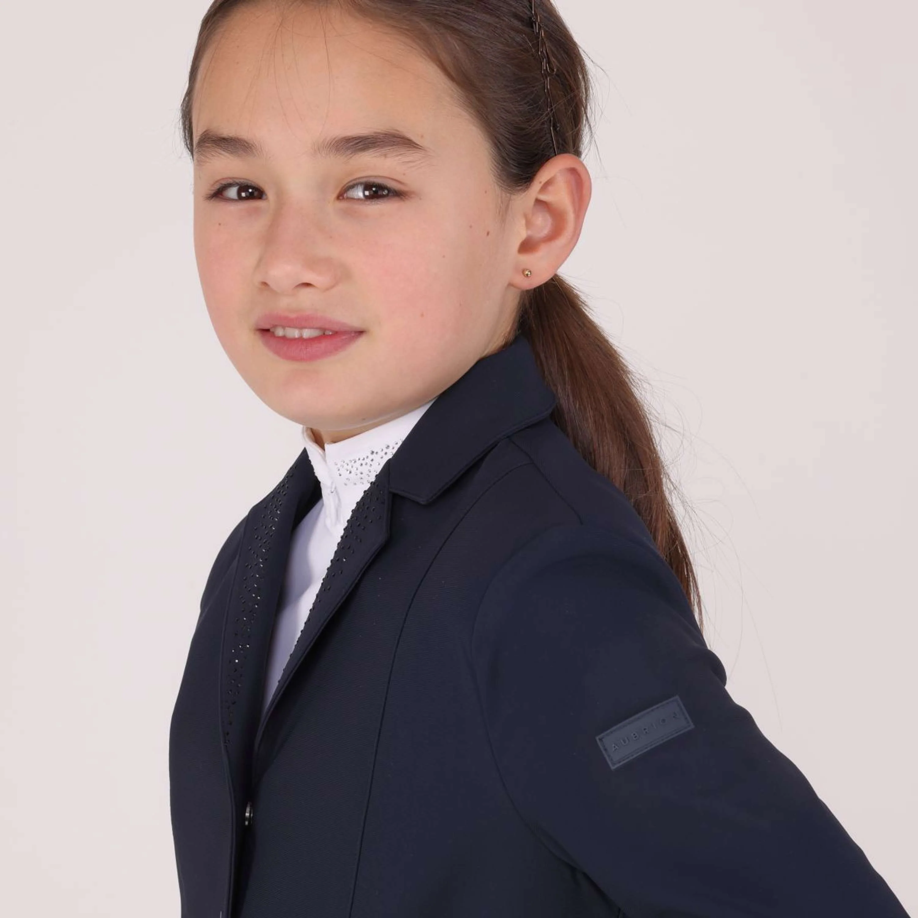 Aubrion by Shires Veste de Concours Optima GX Enfants Marin - Image 4