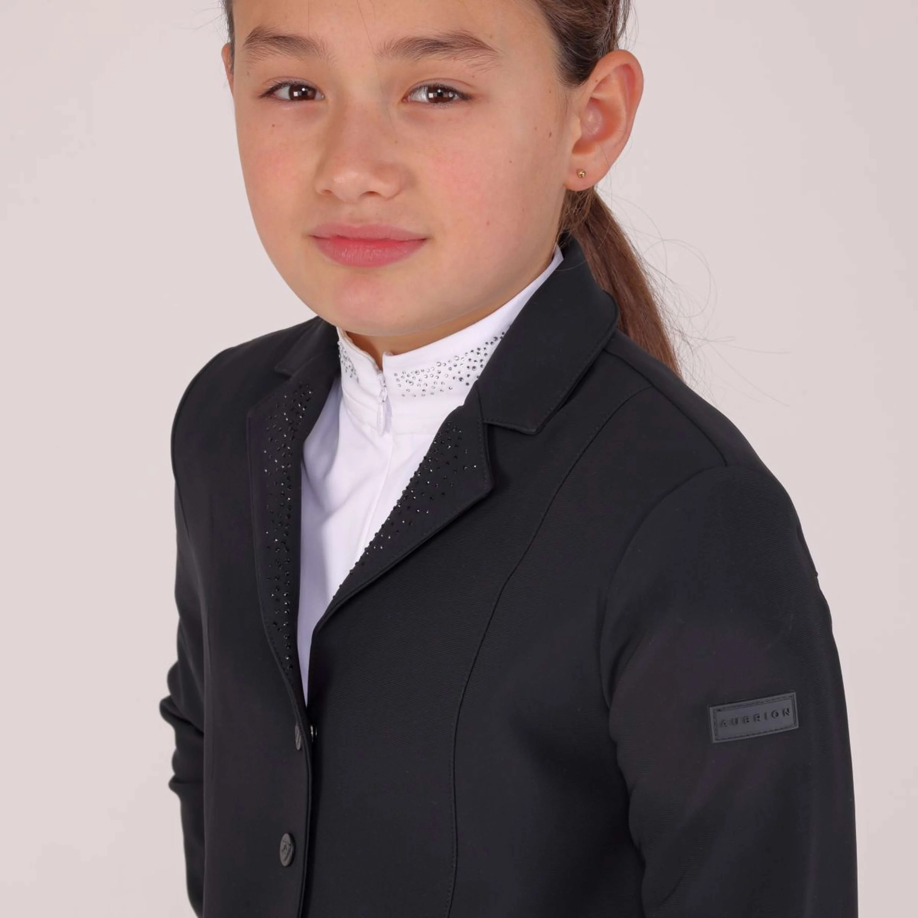 Aubrion by Shires Veste de Concours Optima GX Enfants Noir - Image 5