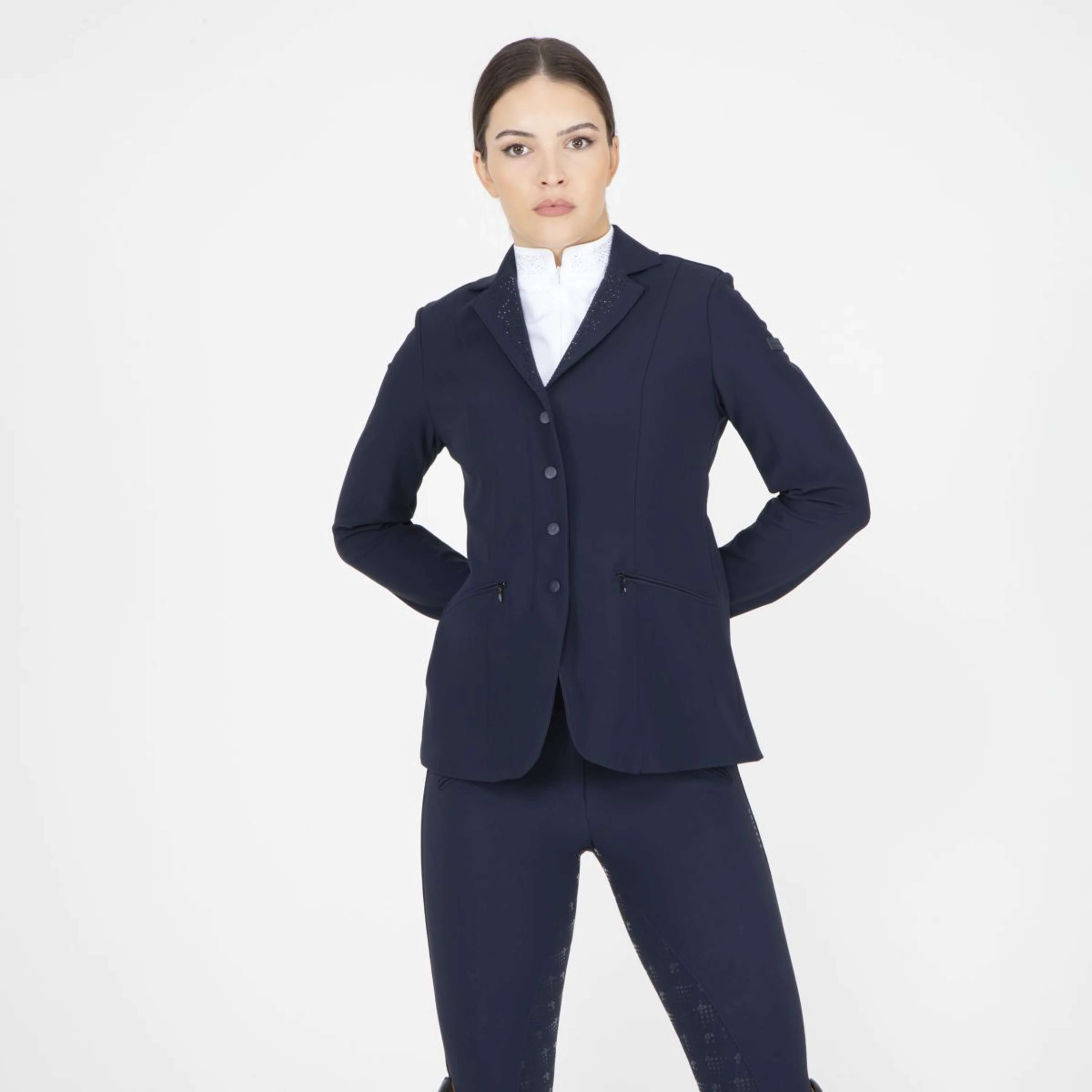 Aubrion by Shires Veste de Concours Optima GX Marin - Image 4
