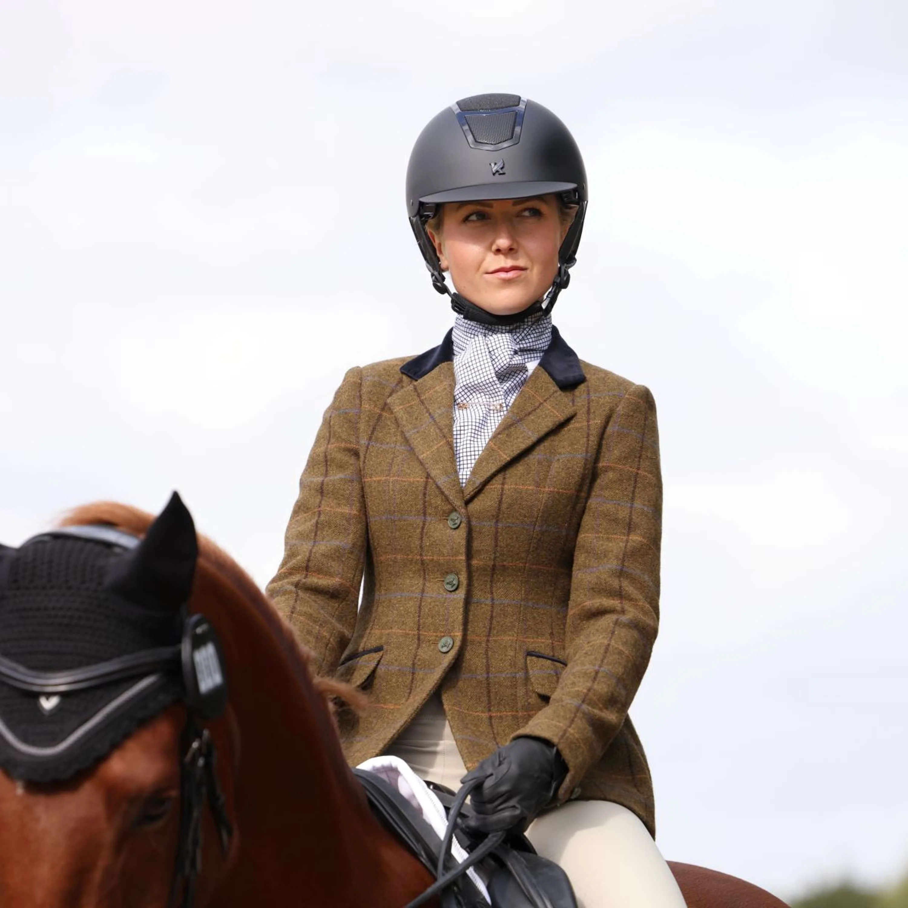 Aubrion by Shires Veste de Concours Saratoga Chêne Brun Check - Image 12