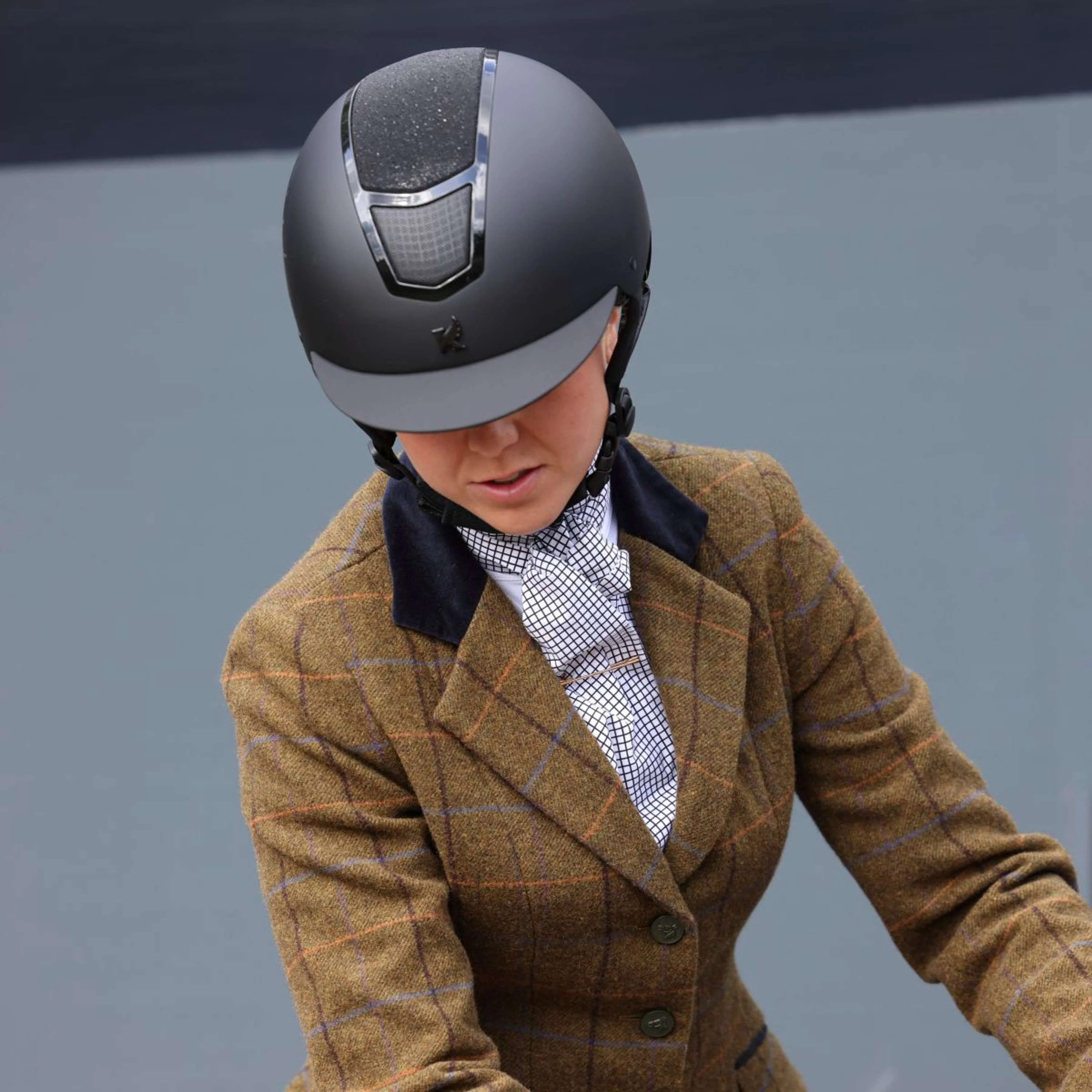 Aubrion by Shires Veste de Concours Saratoga Chêne Brun Check - Image 5