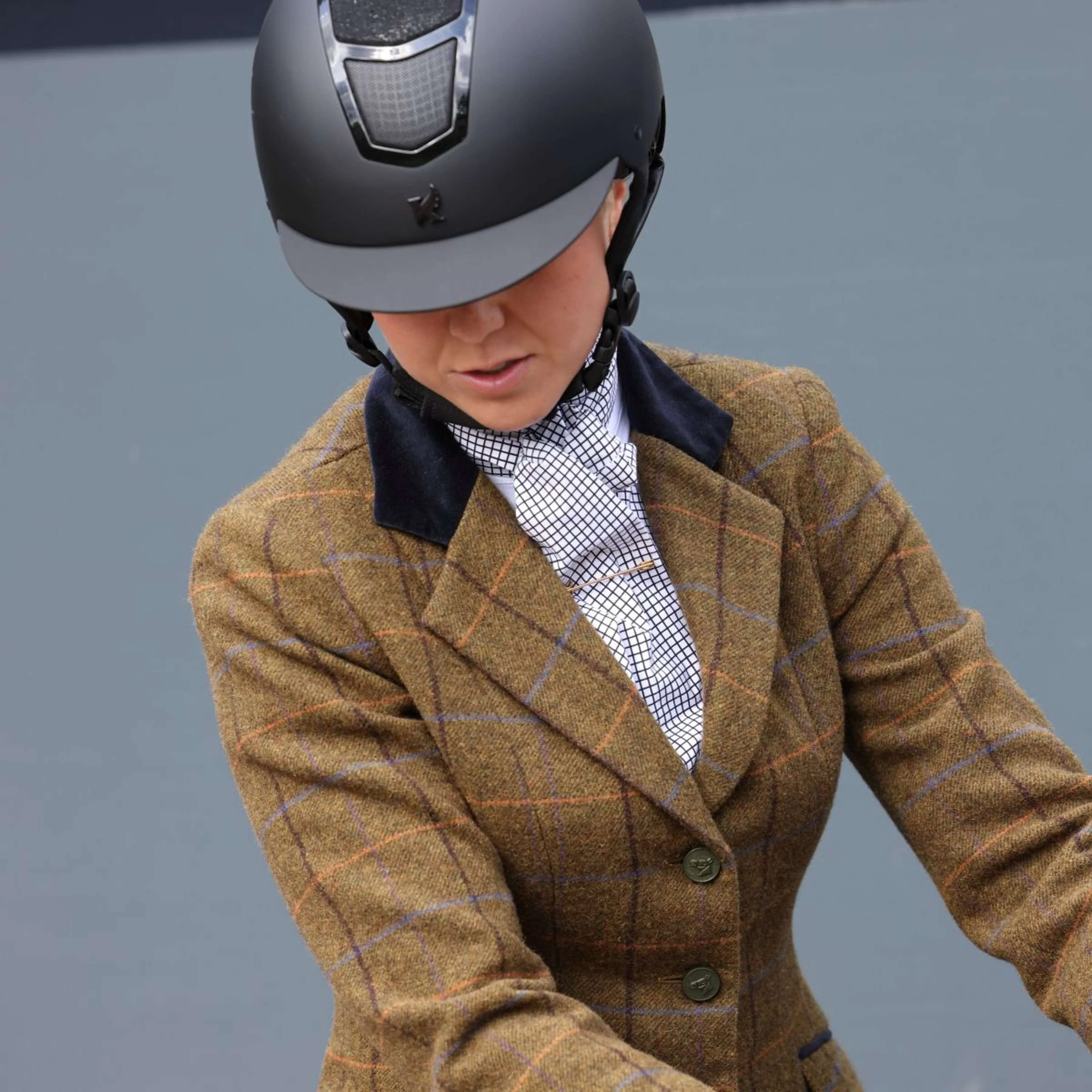 Aubrion by Shires Veste de Concours Saratoga Chêne Brun Check - Image 6