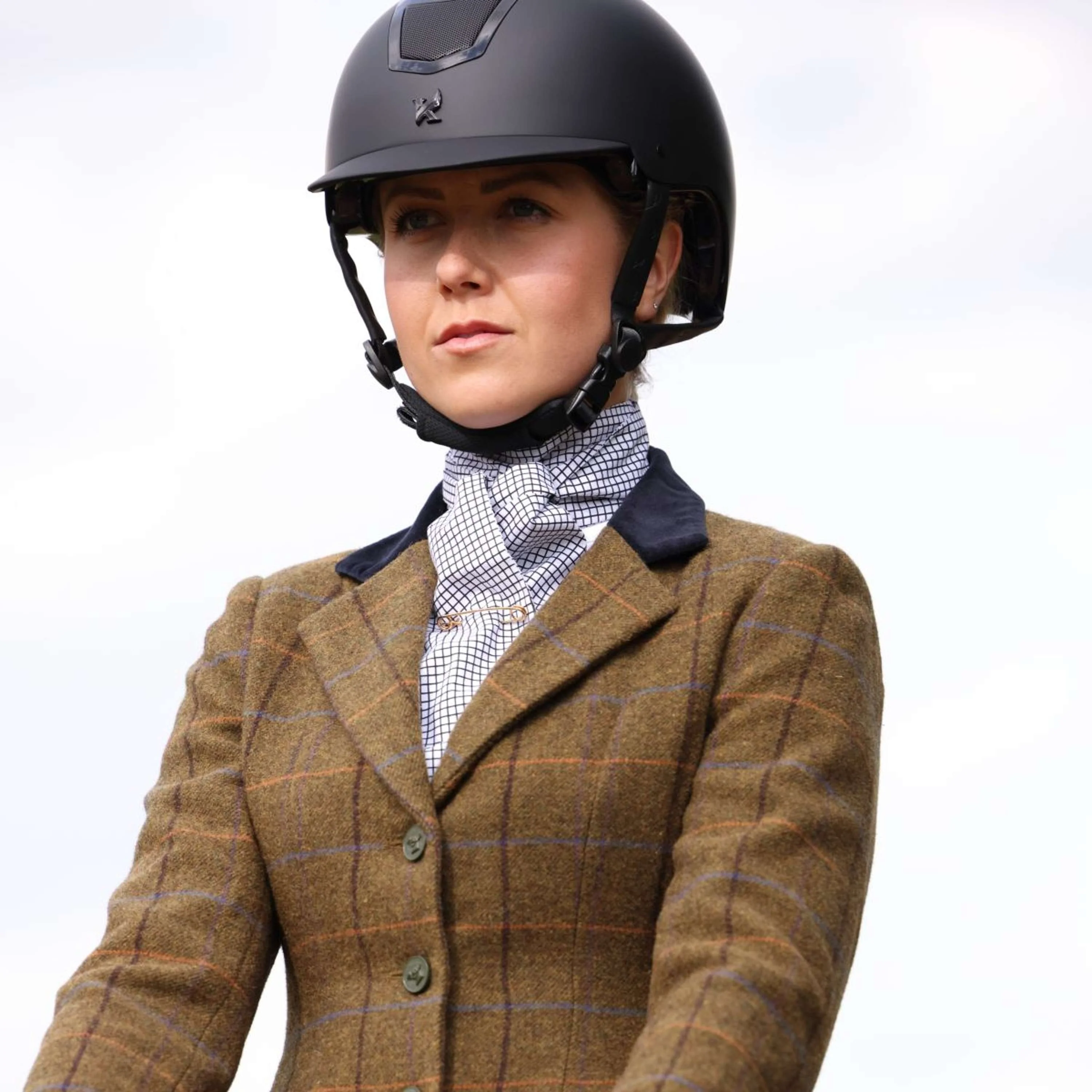 Aubrion by Shires Veste de Concours Saratoga Chêne Brun Check - Image 8