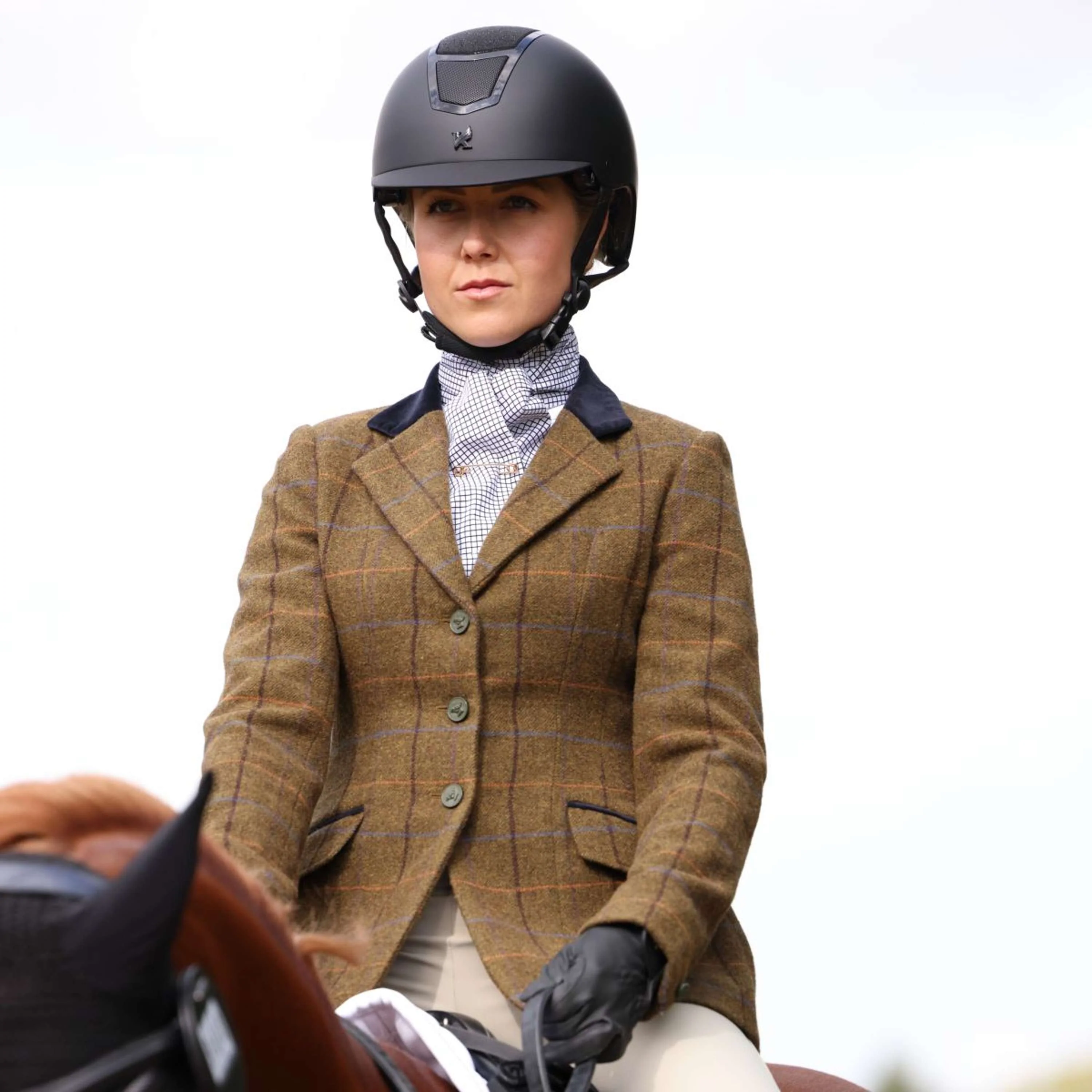 Aubrion by Shires Veste de Concours Saratoga Chêne Brun Check - Image 9