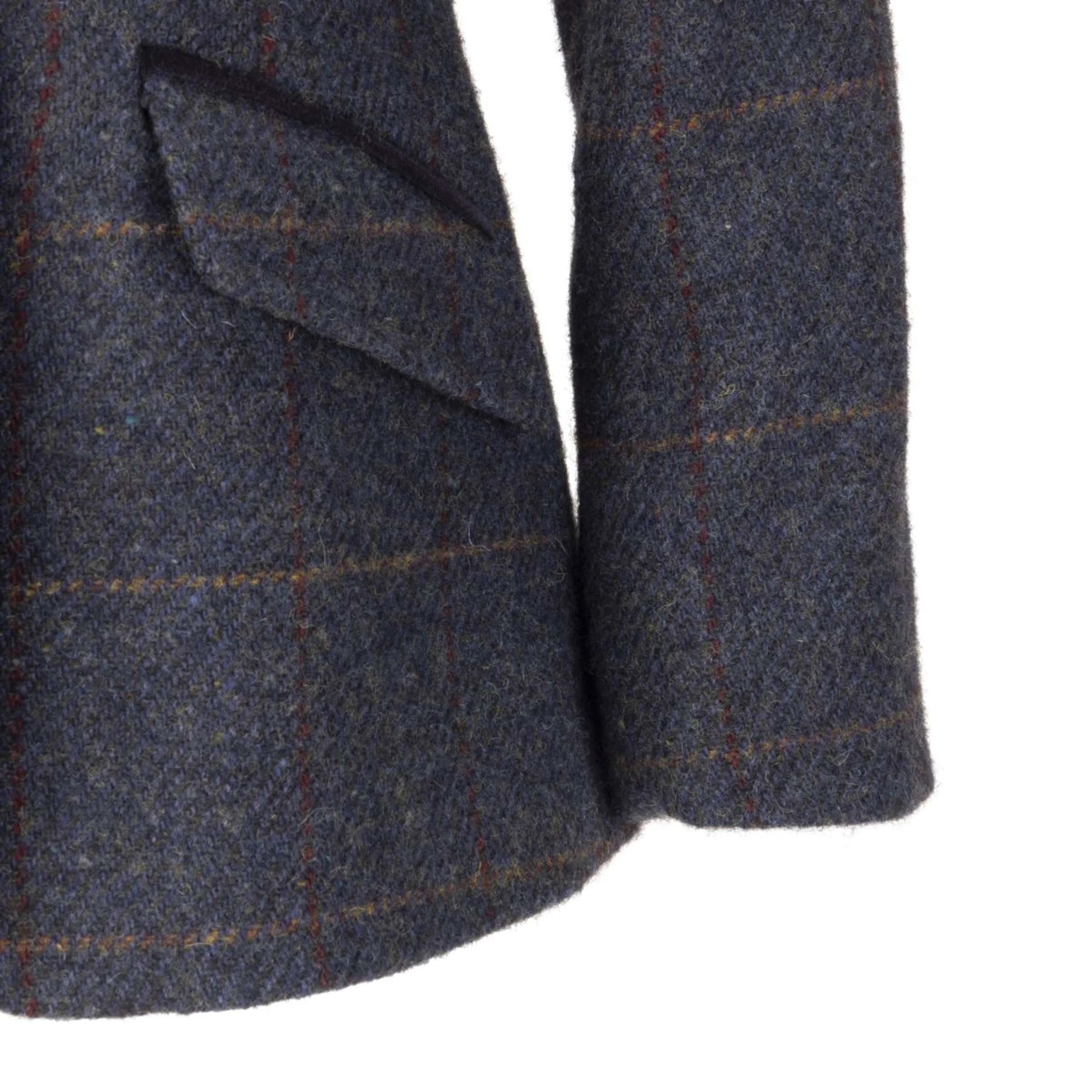 Aubrion by Shires Veste de Concours Saratoga Enfants Juniper Navy Check - Image 5