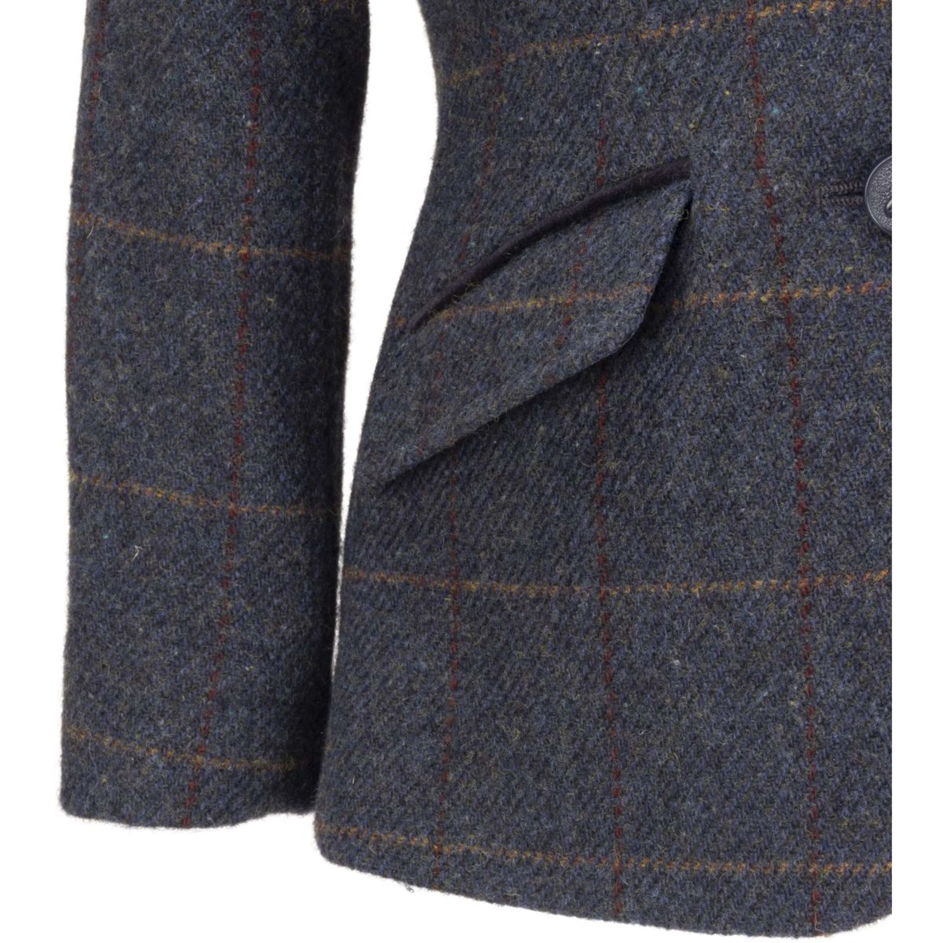 Aubrion by Shires Veste de Concours Saratoga Enfants Juniper Navy Check - Image 7