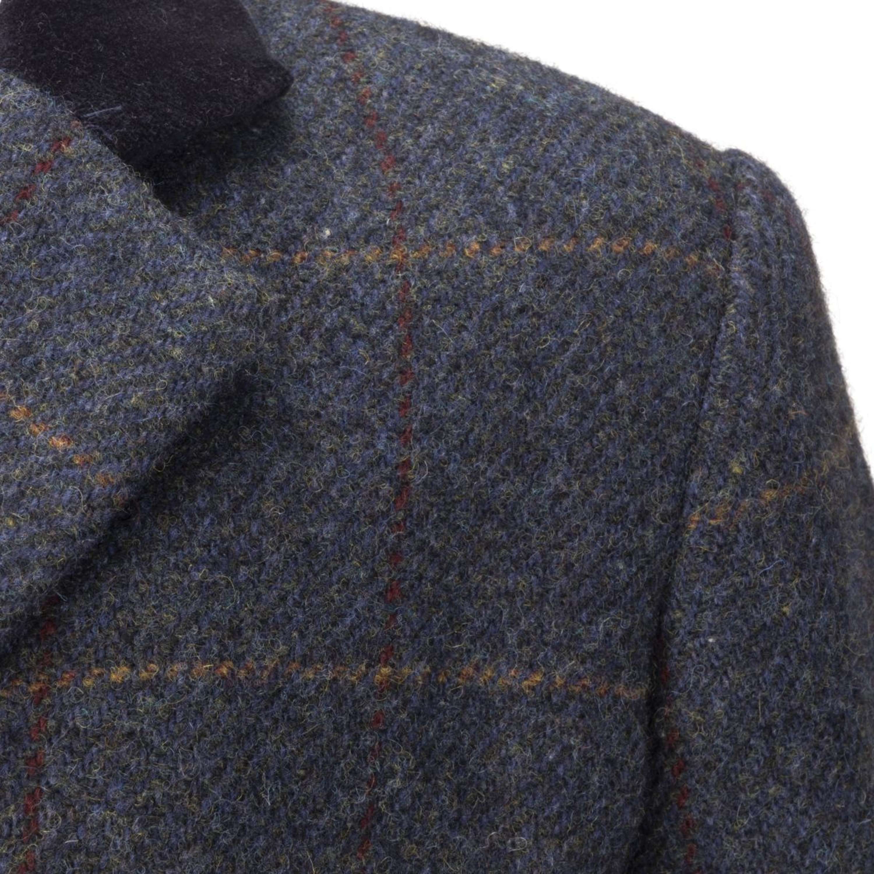 Aubrion by Shires Veste de Concours Saratoga Enfants Juniper Navy Check - Image 8