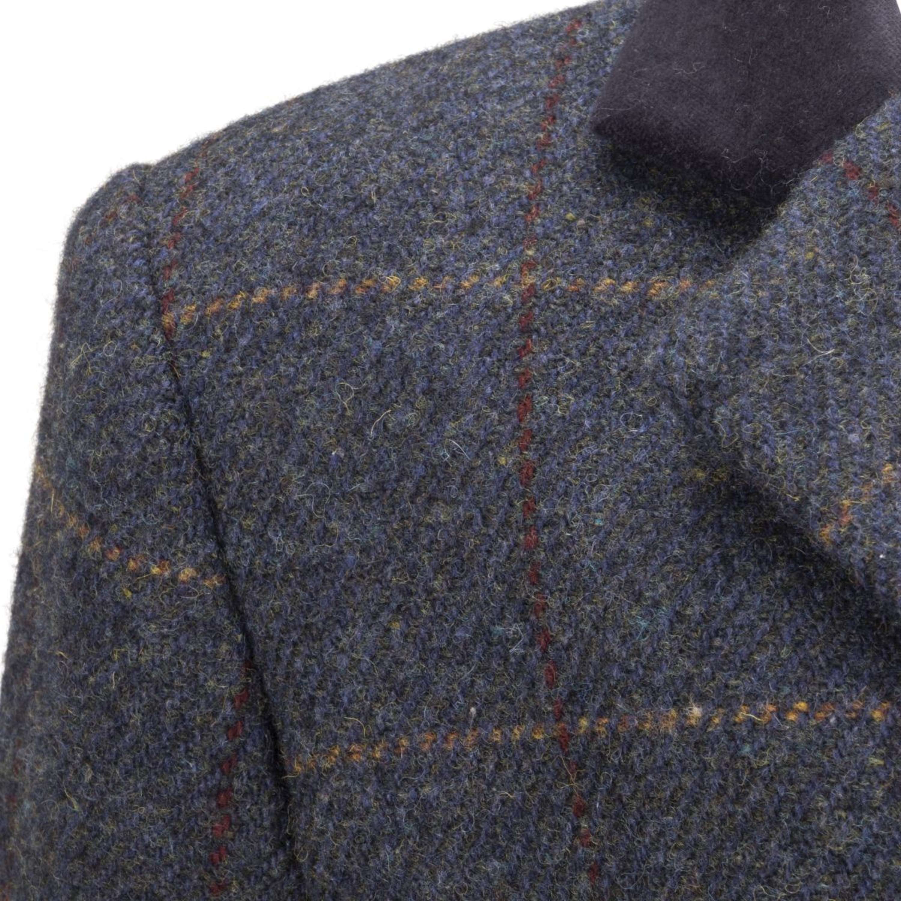 Aubrion by Shires Veste de Concours Saratoga Enfants Juniper Navy Check - Image 9