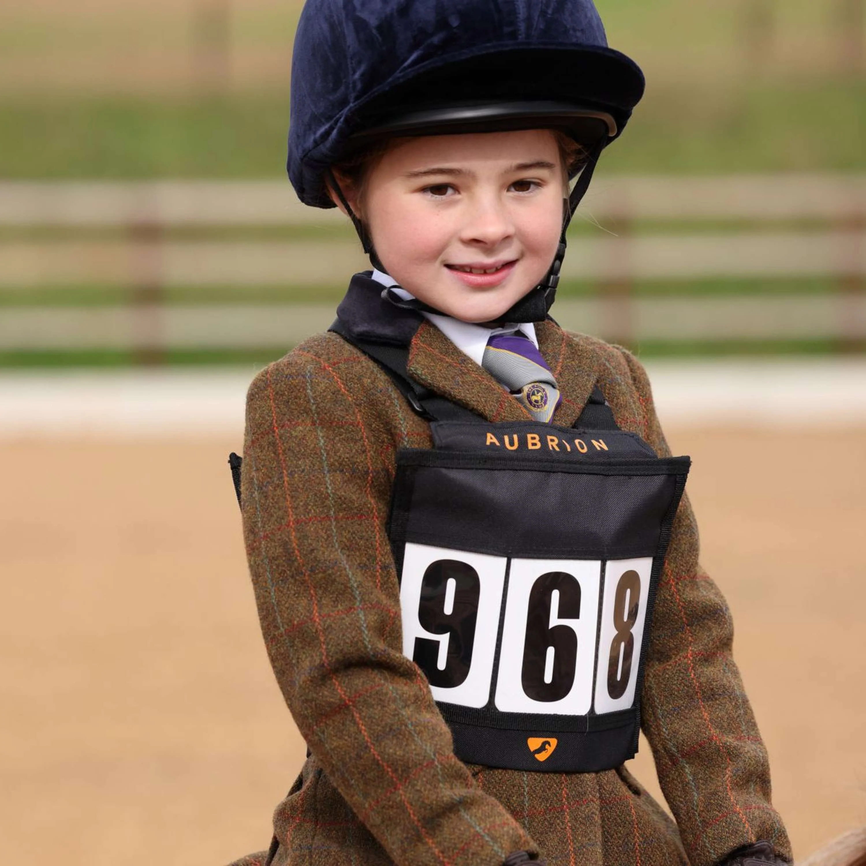 Aubrion by Shires Veste de Concours Saratoga Enfants Rouille Check - Image 12