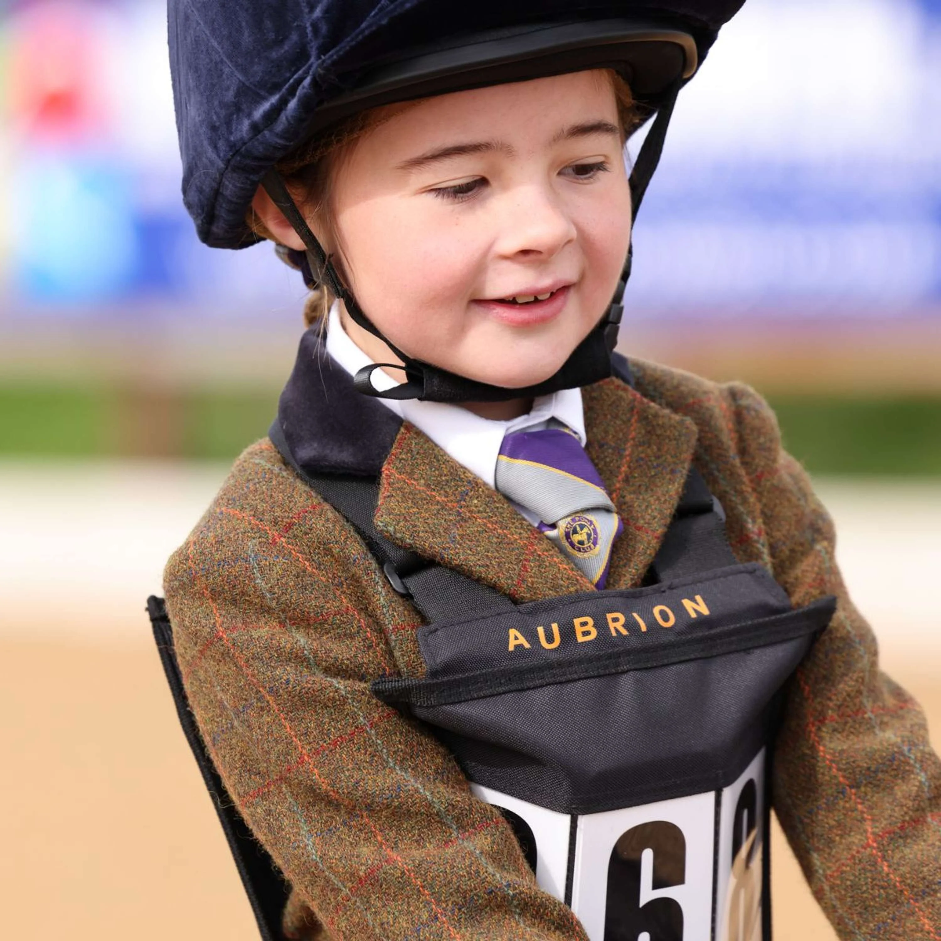 Aubrion by Shires Veste de Concours Saratoga Enfants Rouille Check - Image 13