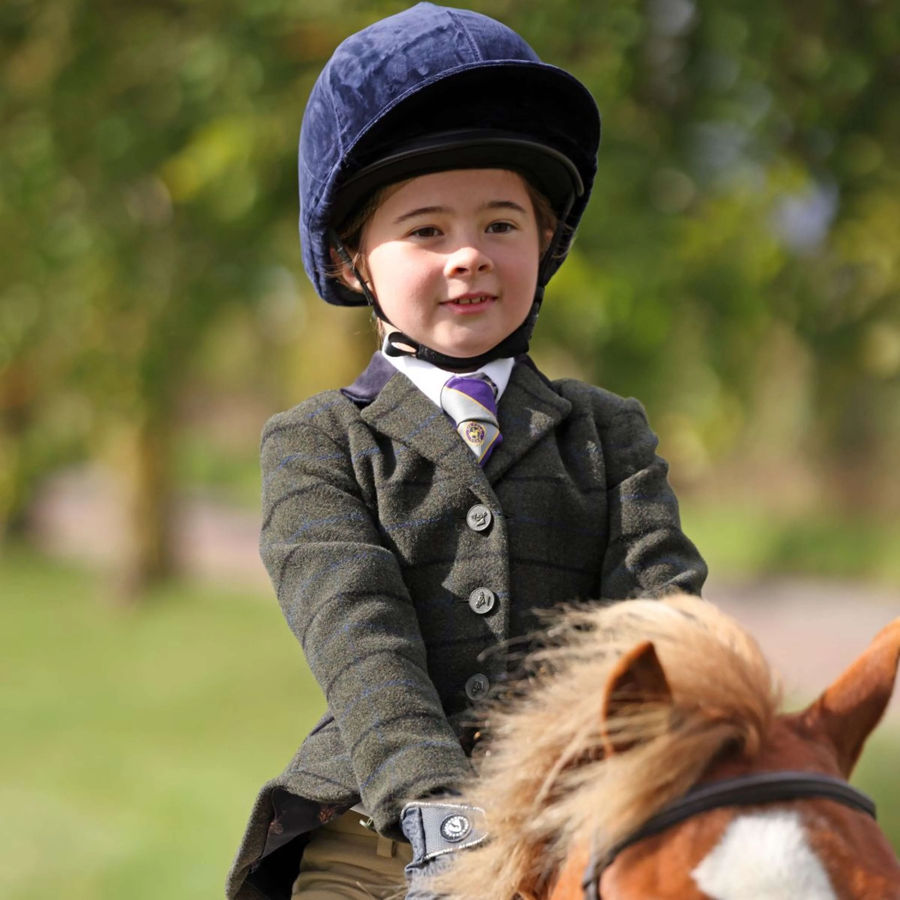 Aubrion by Shires Veste de Concours Saratoga Enfants Vert foncé Check - Image 5