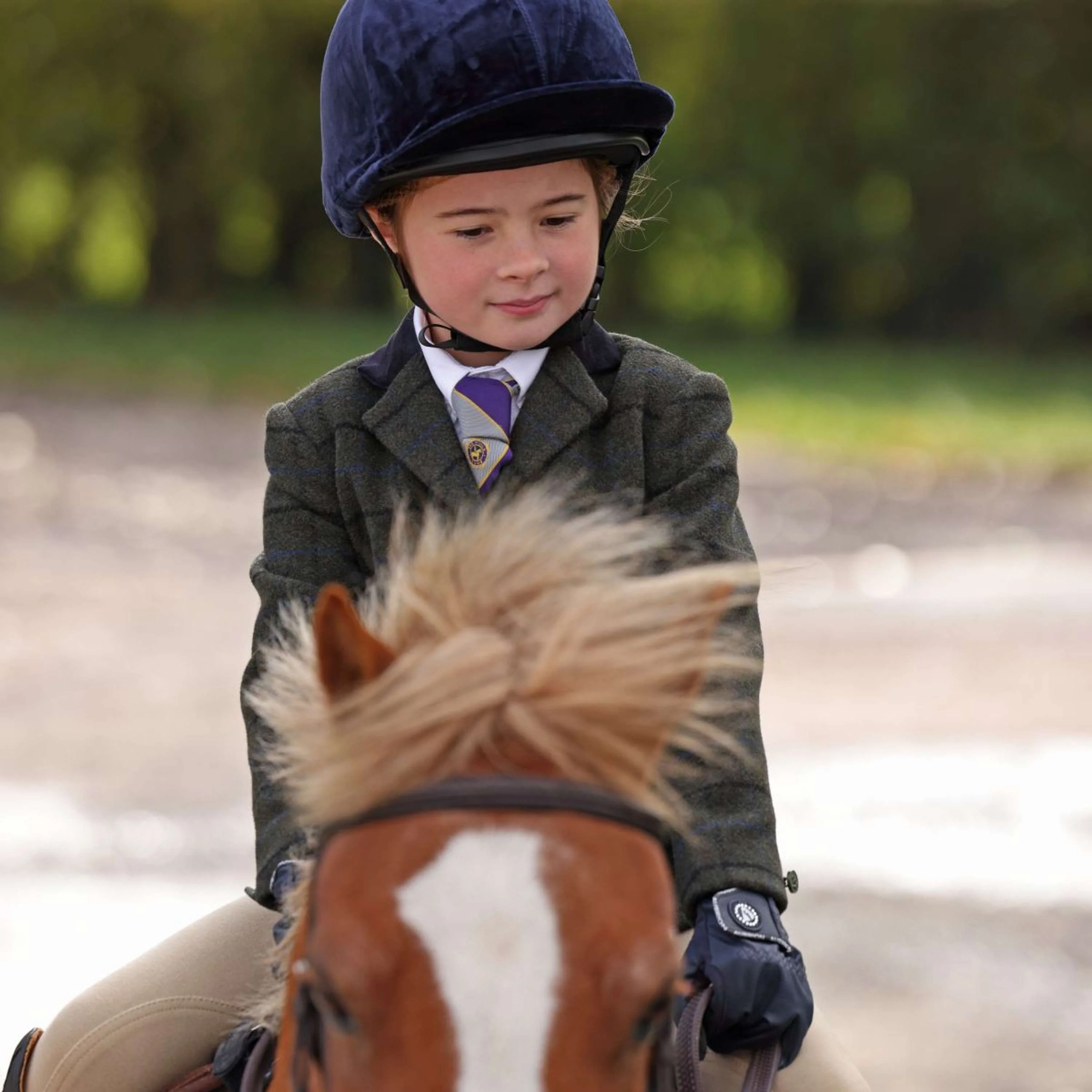 Aubrion by Shires Veste de Concours Saratoga Enfants Vert foncé Check - Image 7