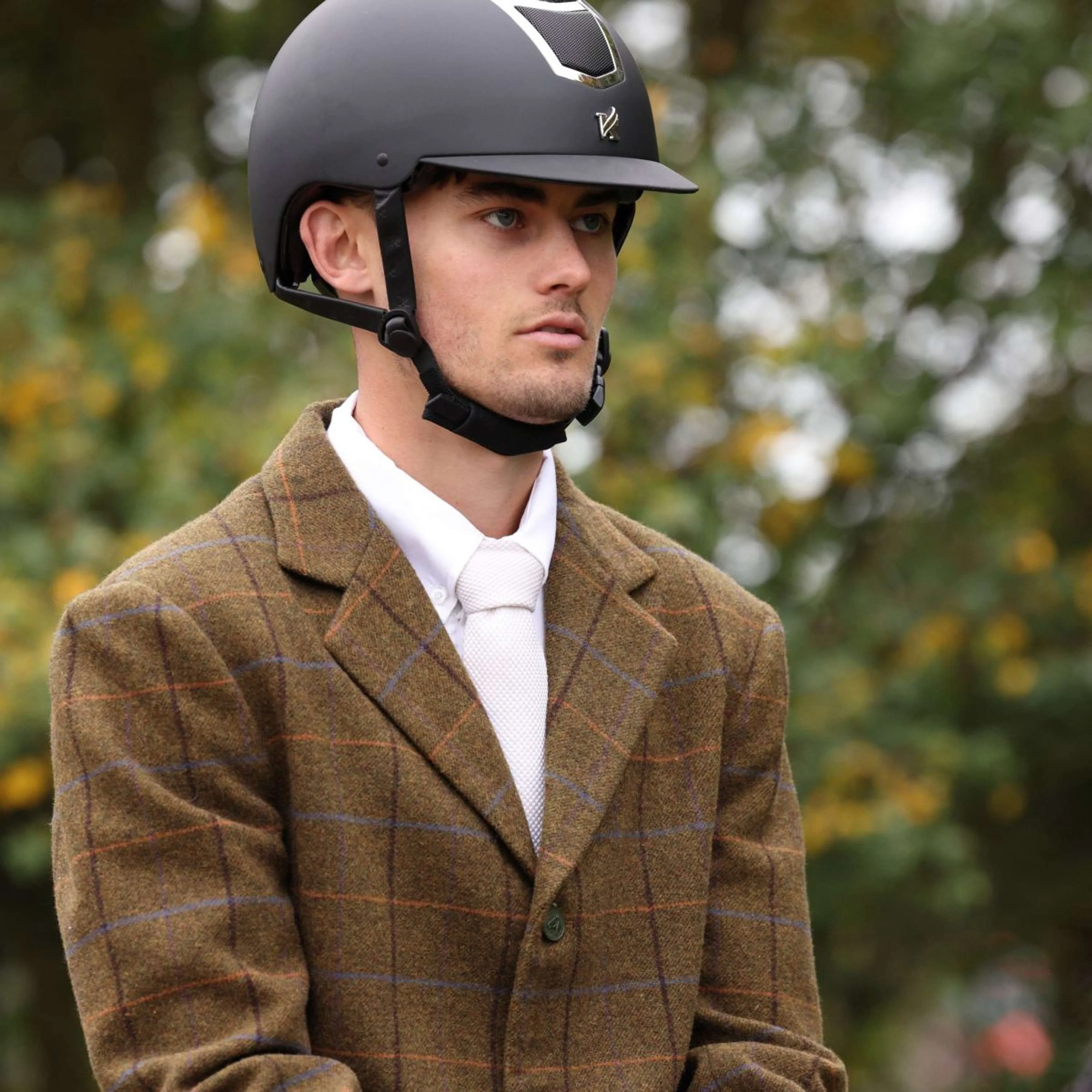 Aubrion by Shires Veste de Concours Saratoga Hommes Chêne Brun Check - Image 10