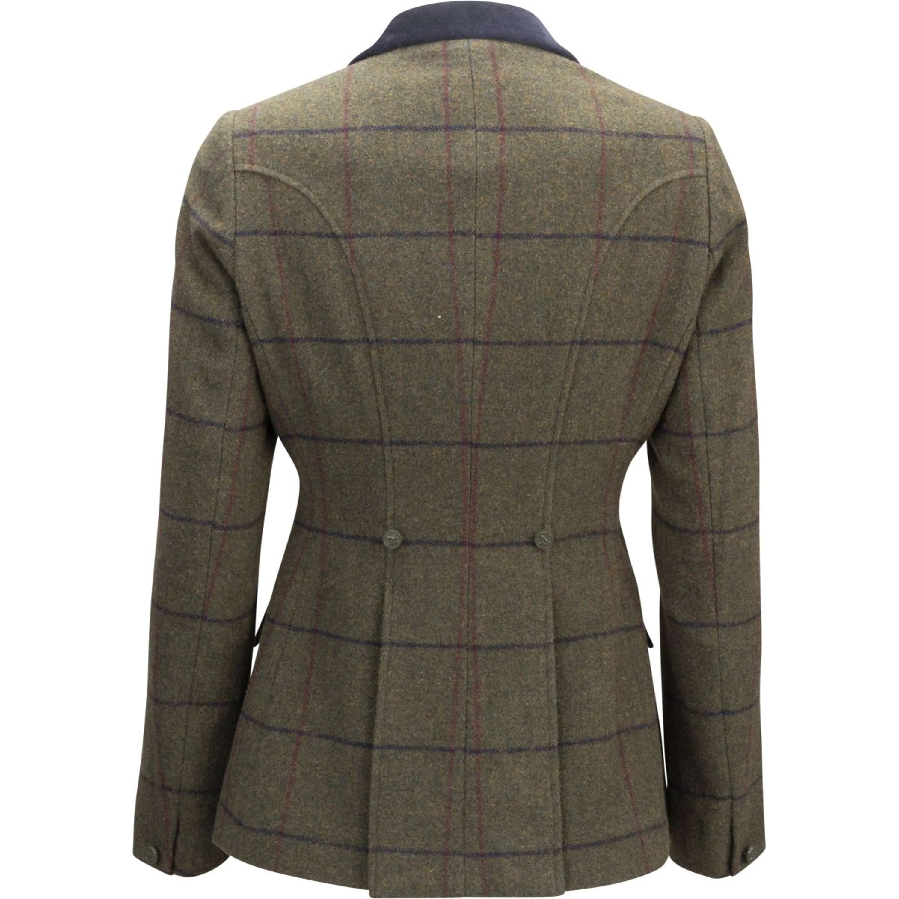 Aubrion by Shires Veste de Concours Saratoga Spruce Vert Check - Image 7