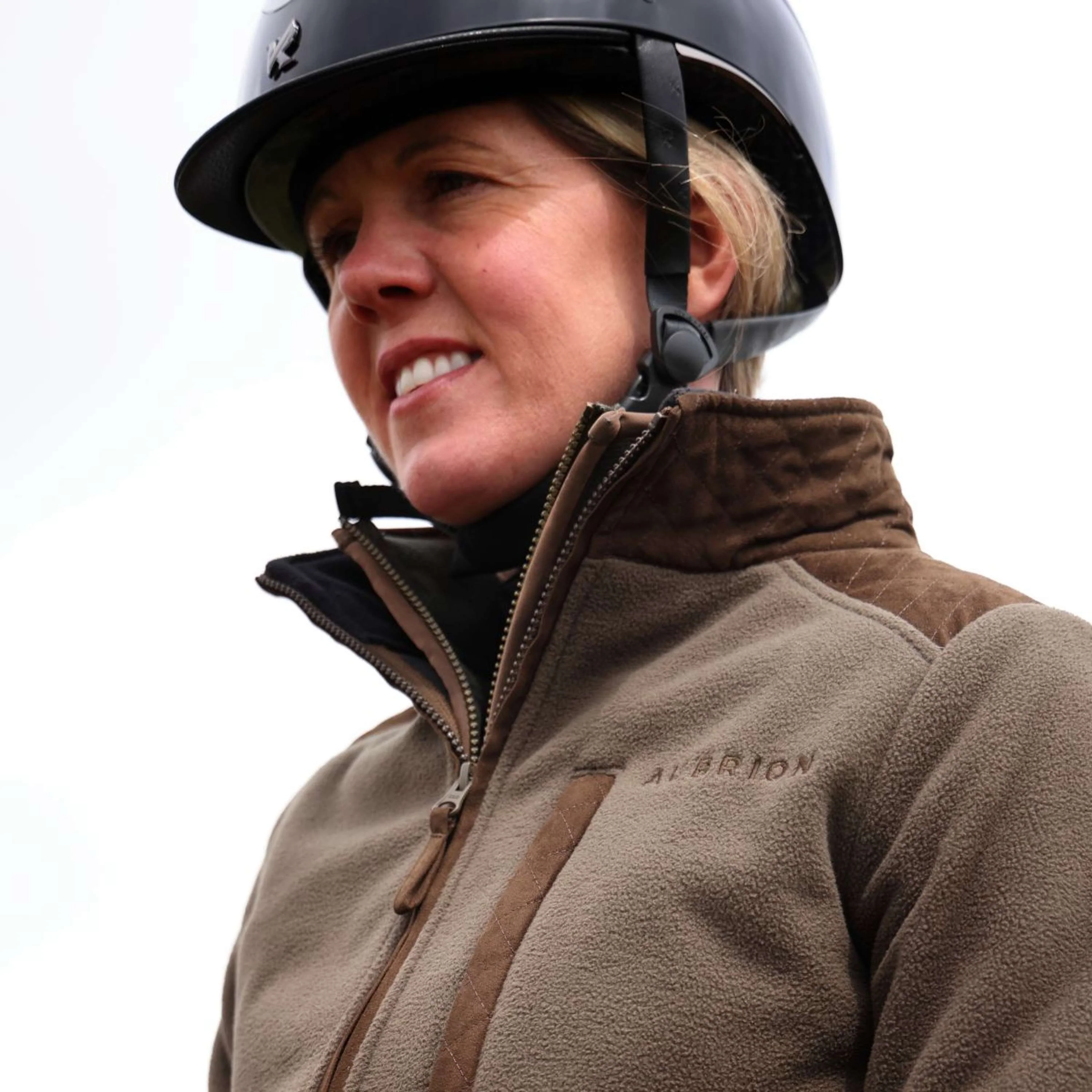 Aubrion by Shires Veste Heritage Fleece Olive foncé - Image 19
