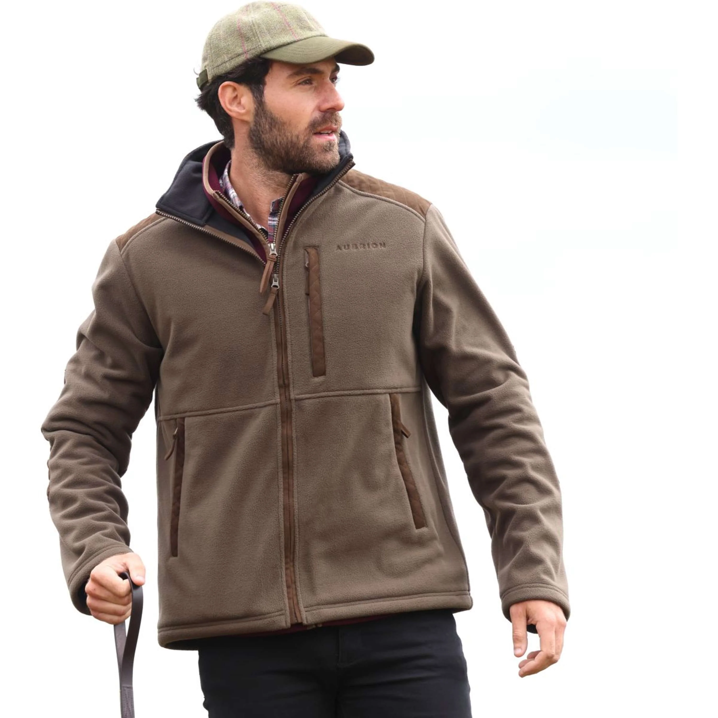 Aubrion by Shires Veste Heritage Fleece Olive foncé - Image 24