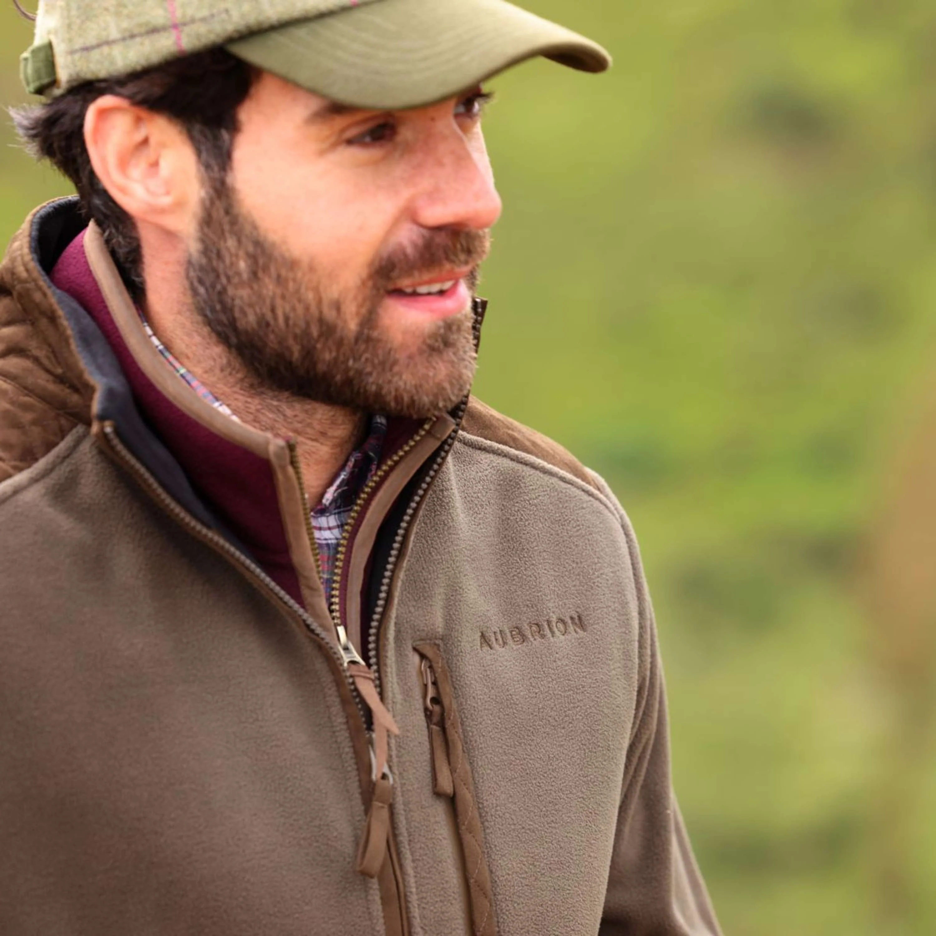 Aubrion by Shires Veste Heritage Fleece Olive foncé - Image 29