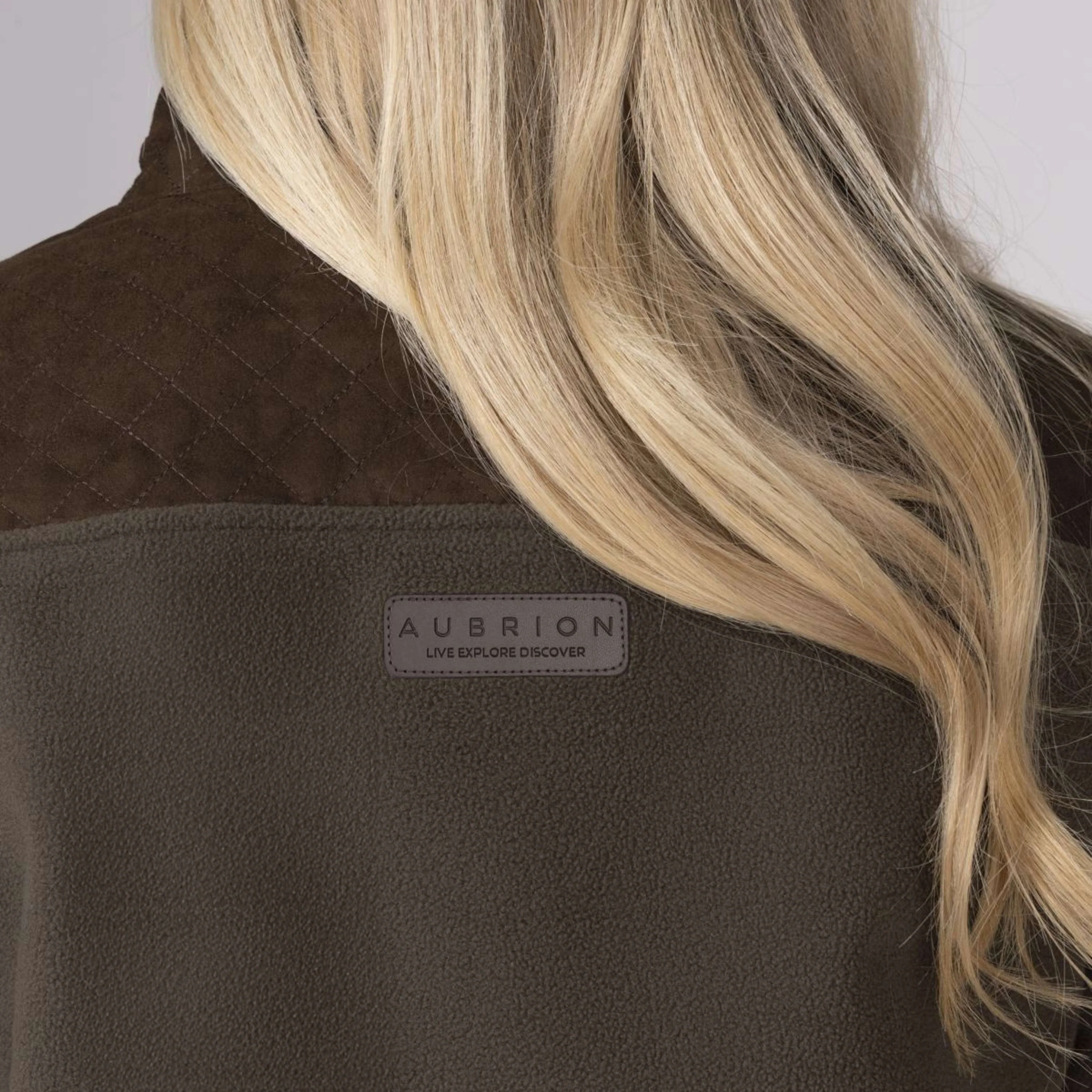 Aubrion by Shires Veste Heritage Fleece Olive foncé - Image 50