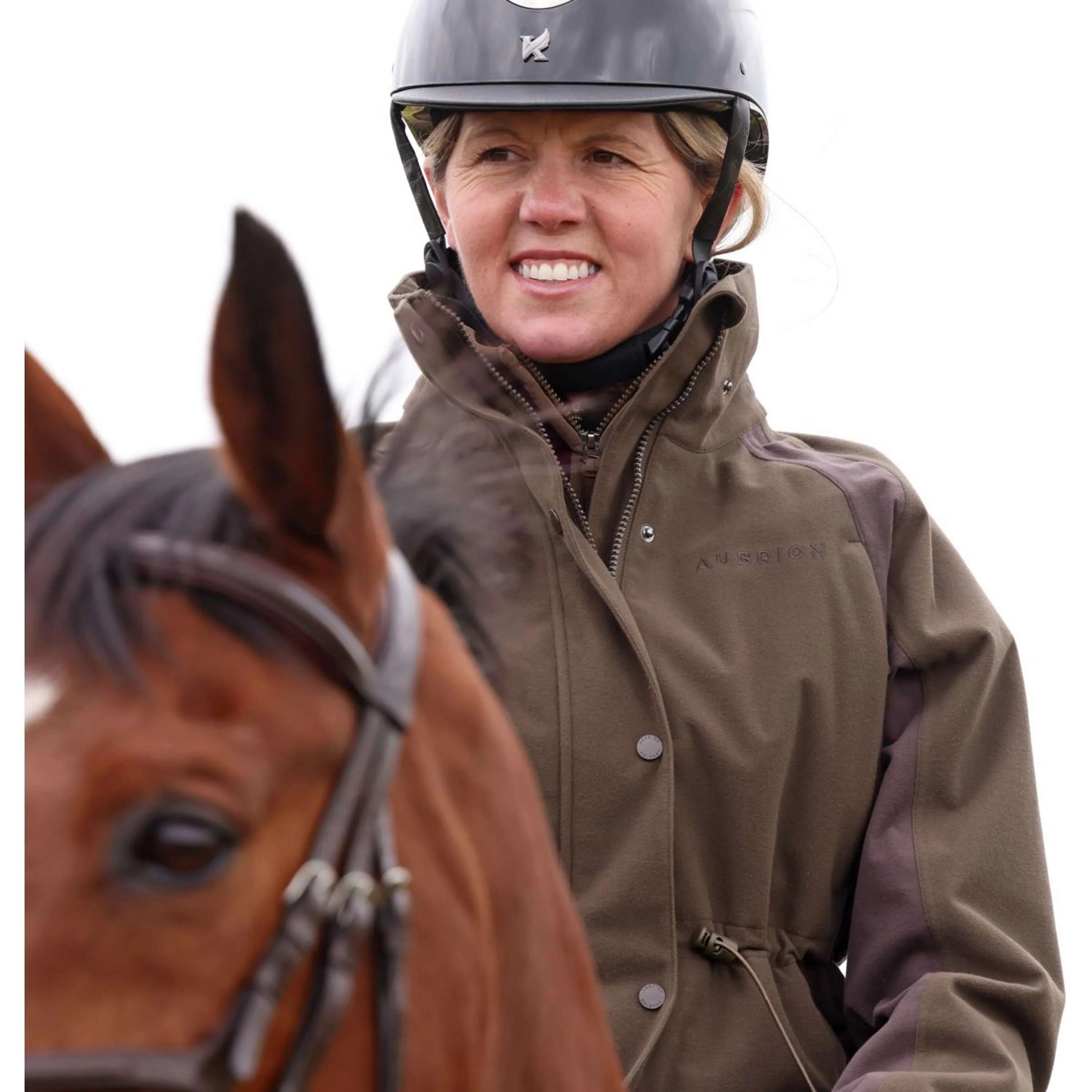 Aubrion by Shires Veste Heritage Olive foncé - Image 10
