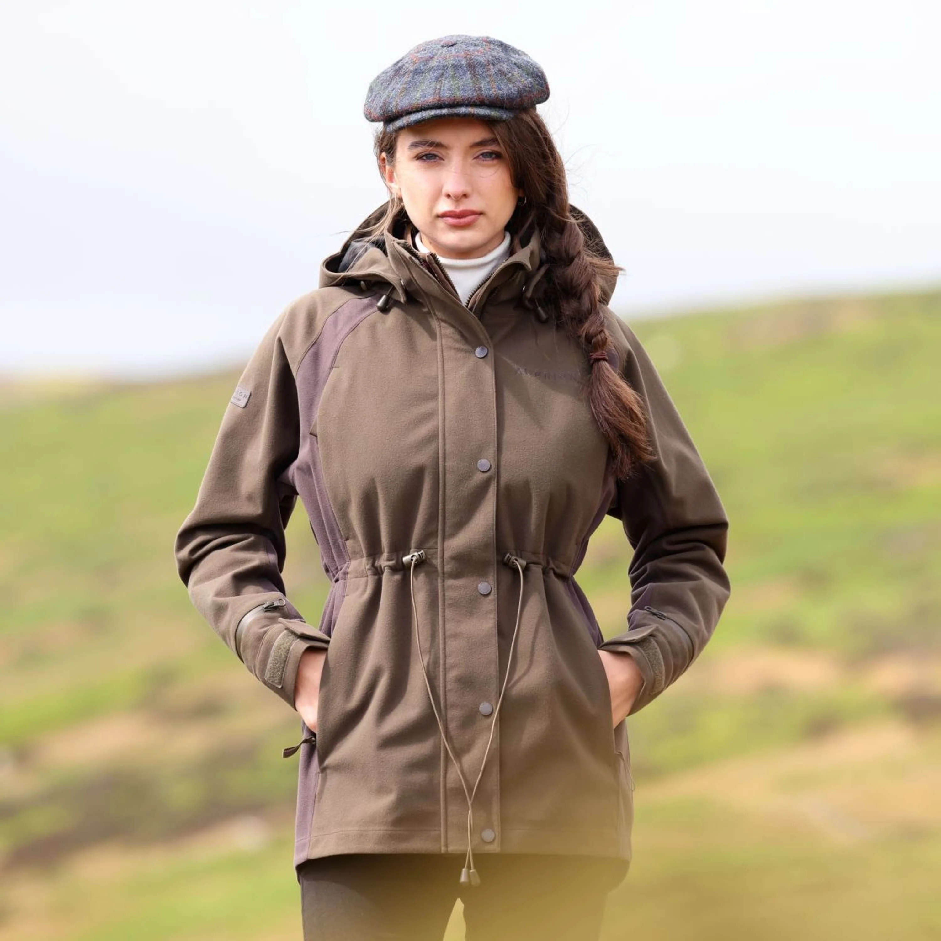 Aubrion by Shires Veste Heritage Olive foncé - Image 17