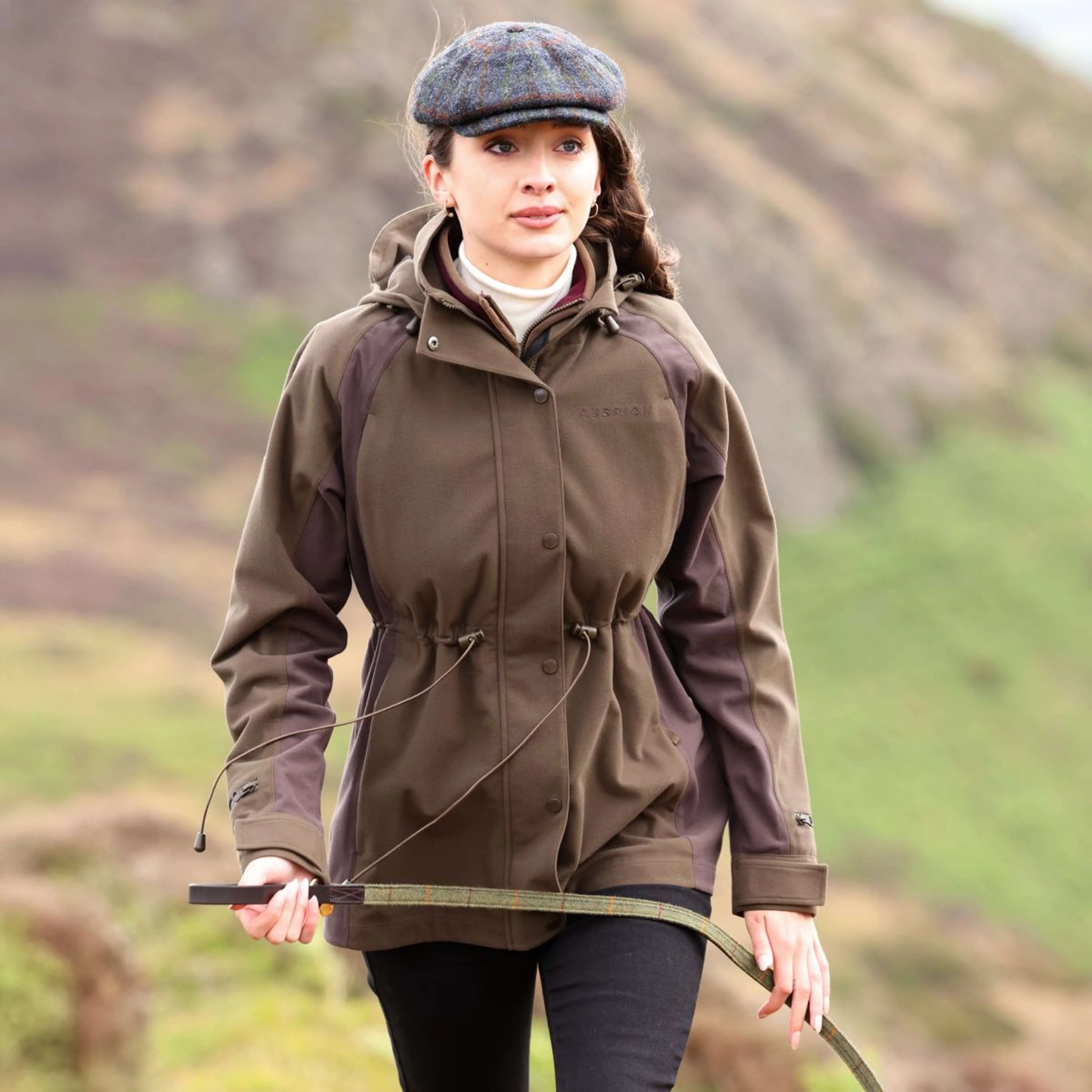 Aubrion by Shires Veste Heritage Olive foncé - Image 25