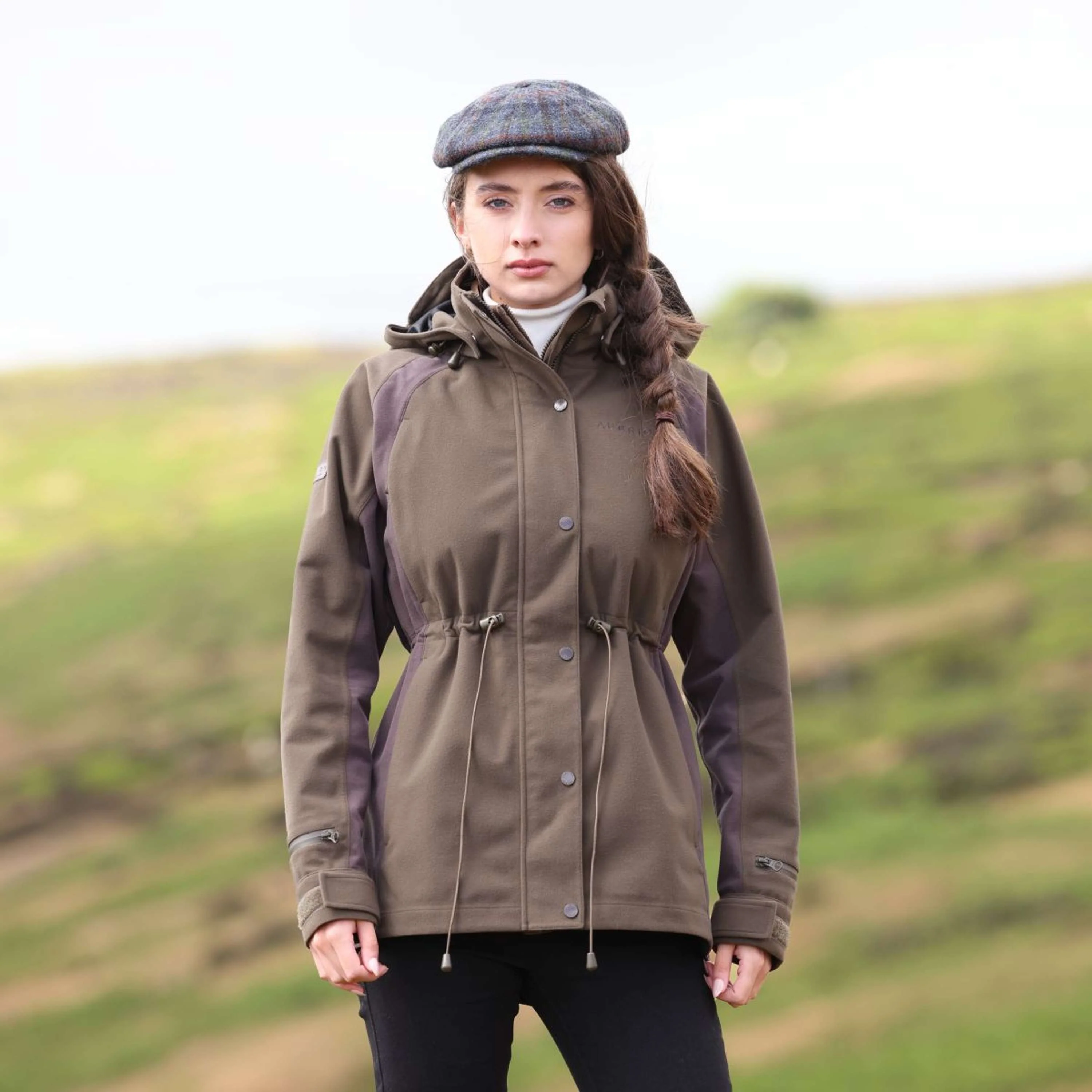 Aubrion by Shires Veste Heritage Olive foncé - Image 36