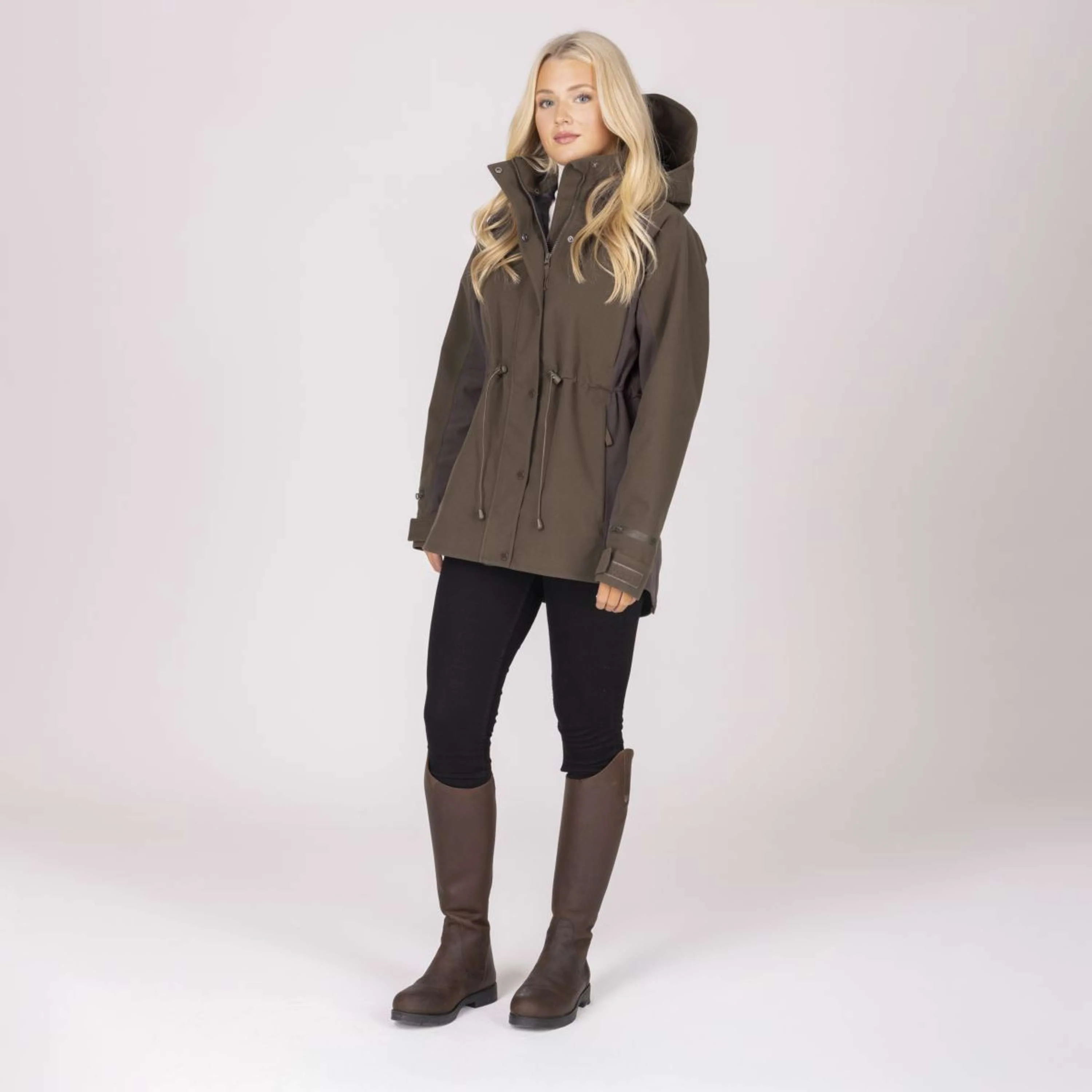 Aubrion by Shires Veste Heritage Olive foncé - Image 37
