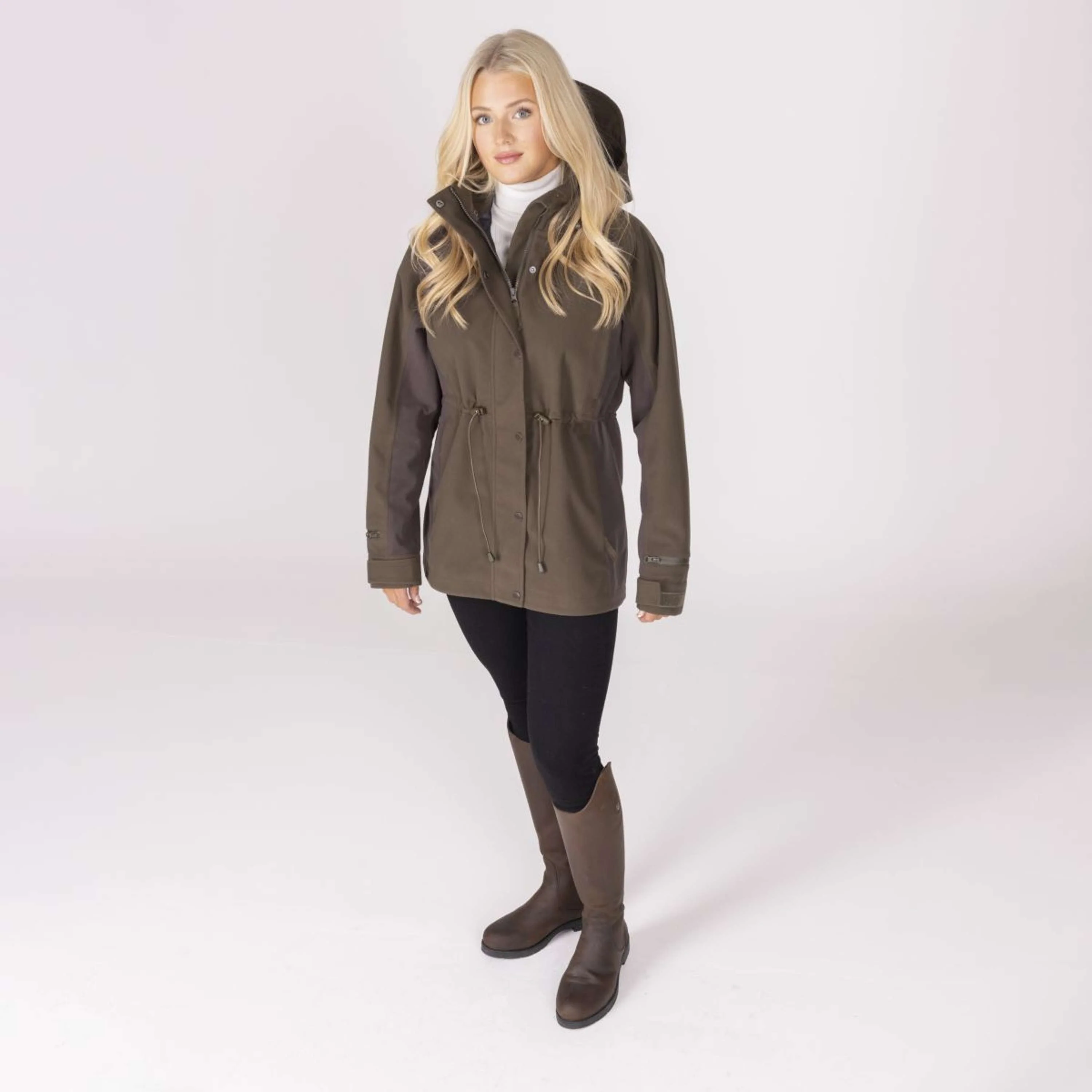 Aubrion by Shires Veste Heritage Olive foncé - Image 38
