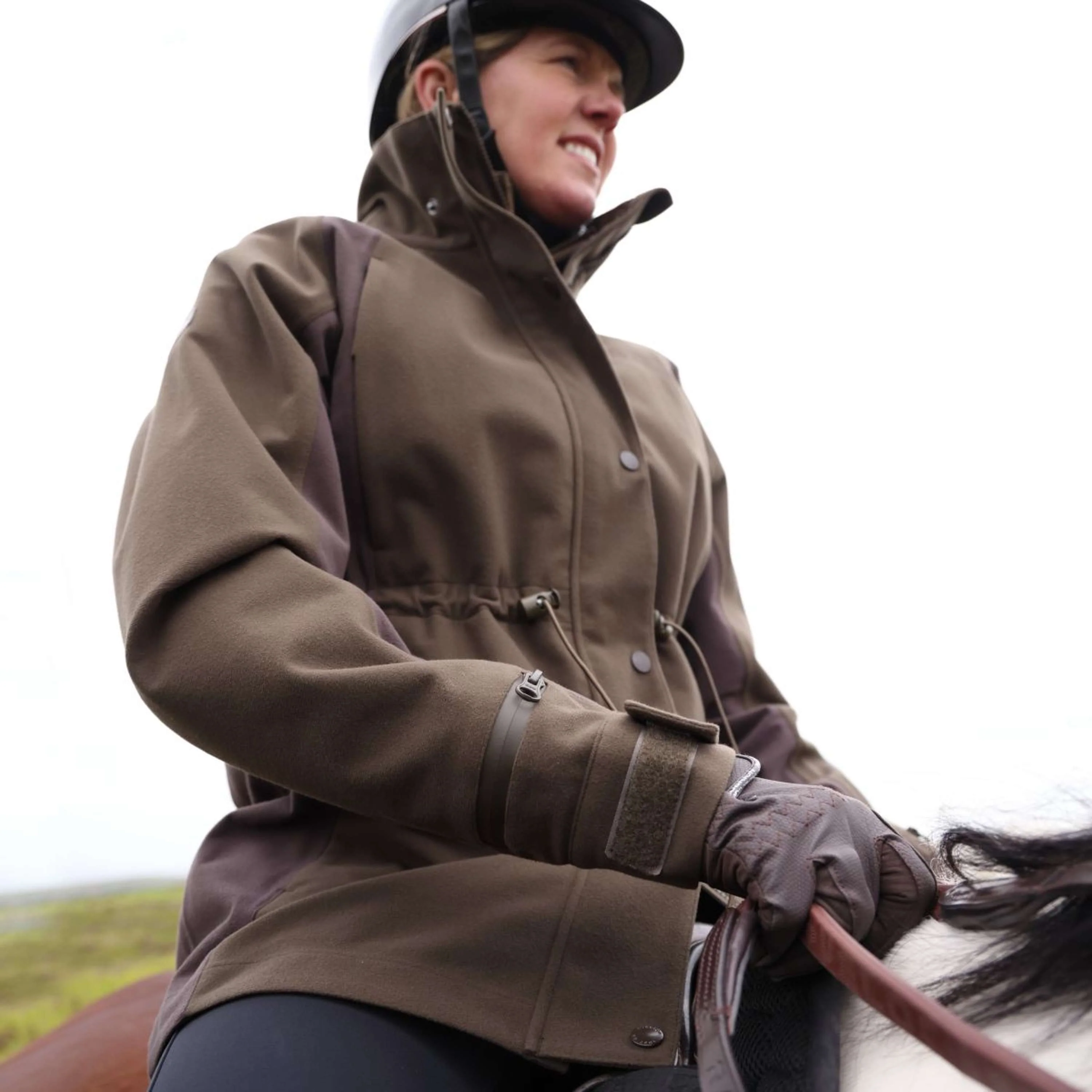 Aubrion by Shires Veste Heritage Olive foncé - Image 6