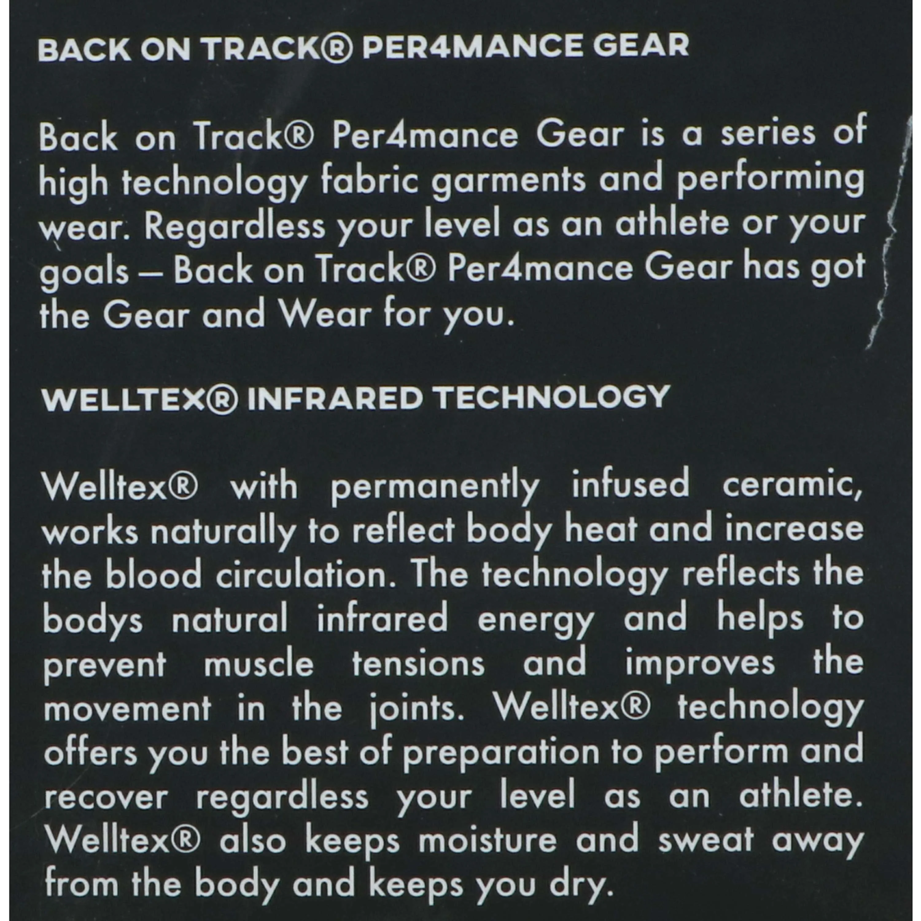 Back on Track P4G Welltex Ruban Adhésif Weltex Noir - Image 2