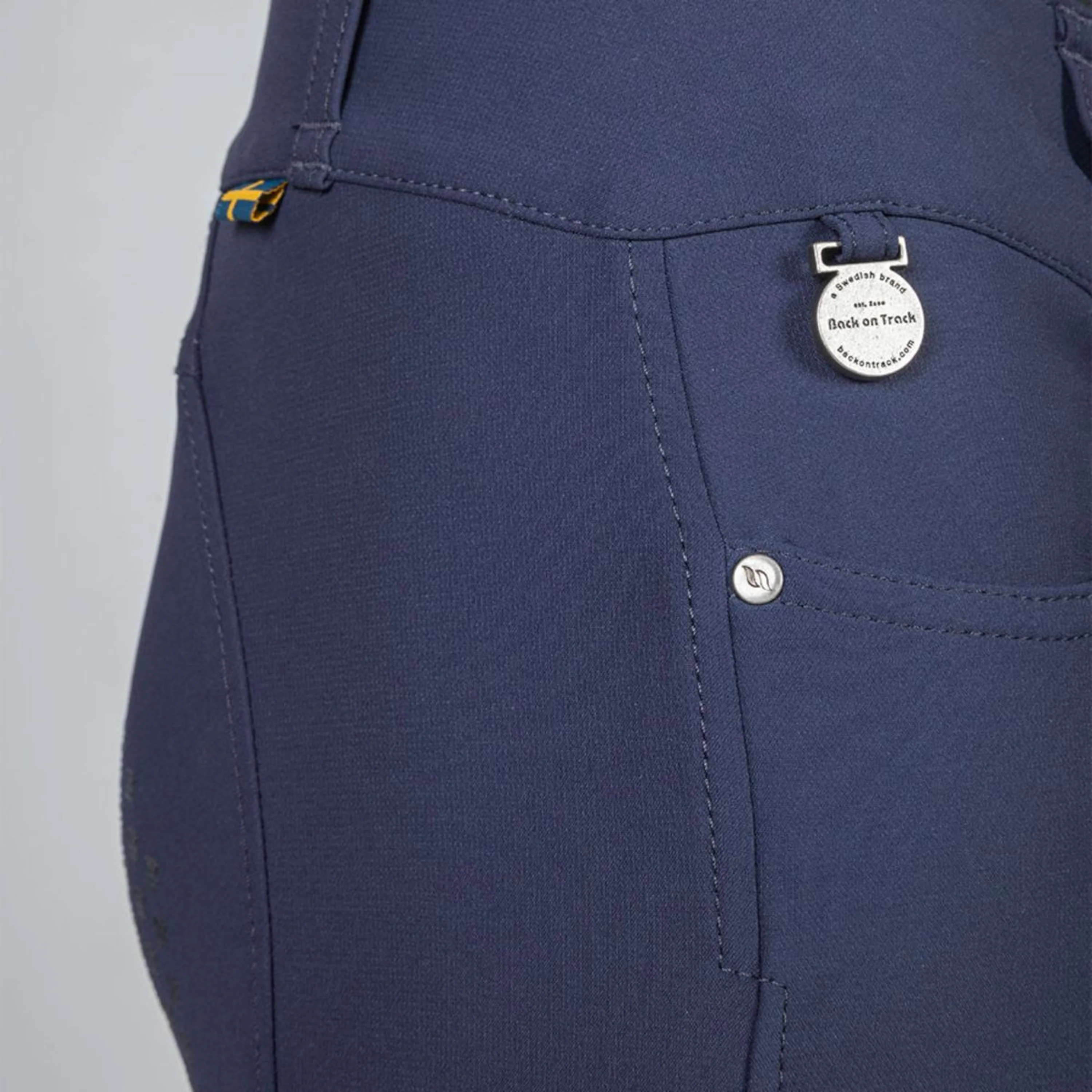 Back on Track Pantalon d'Équitation Julia Full Grip Bleu - Image 8