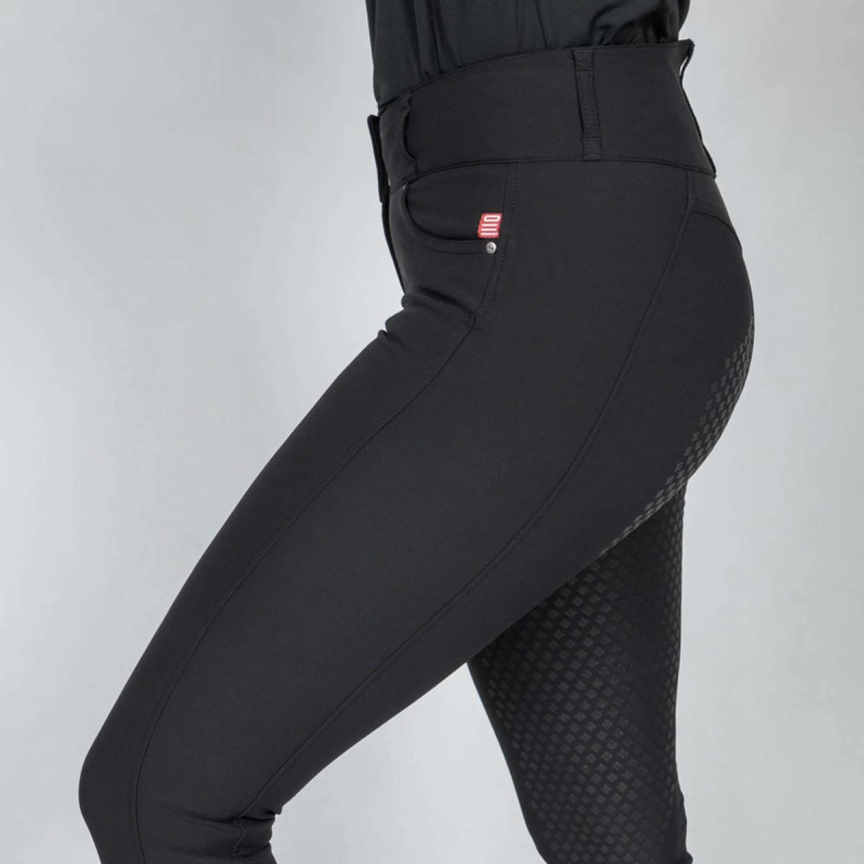 Back on Track Pantalon d'Équitation Julia Full Grip Noir - Image 4
