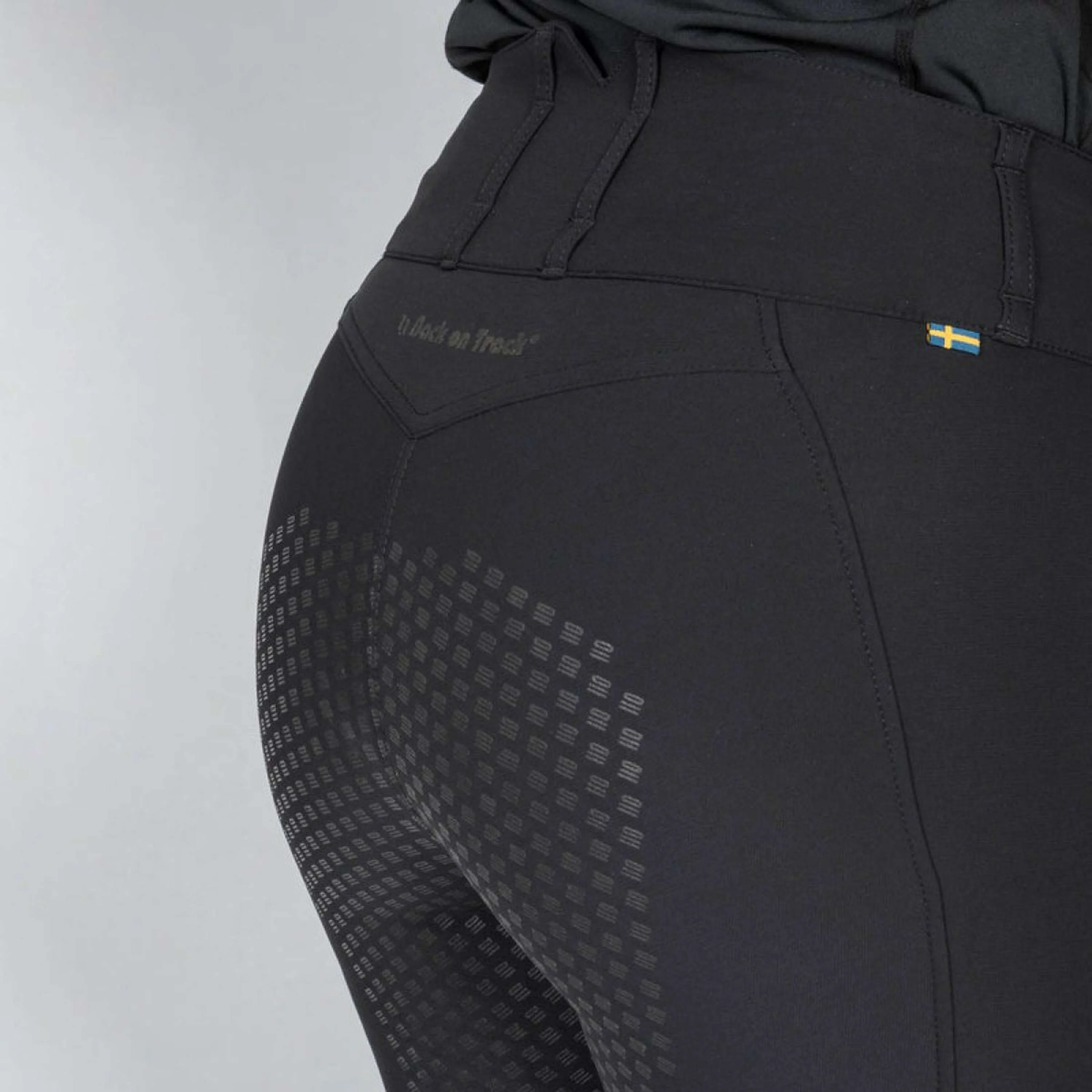 Back on Track Pantalon d'Équitation Julia Full Grip Noir - Image 6