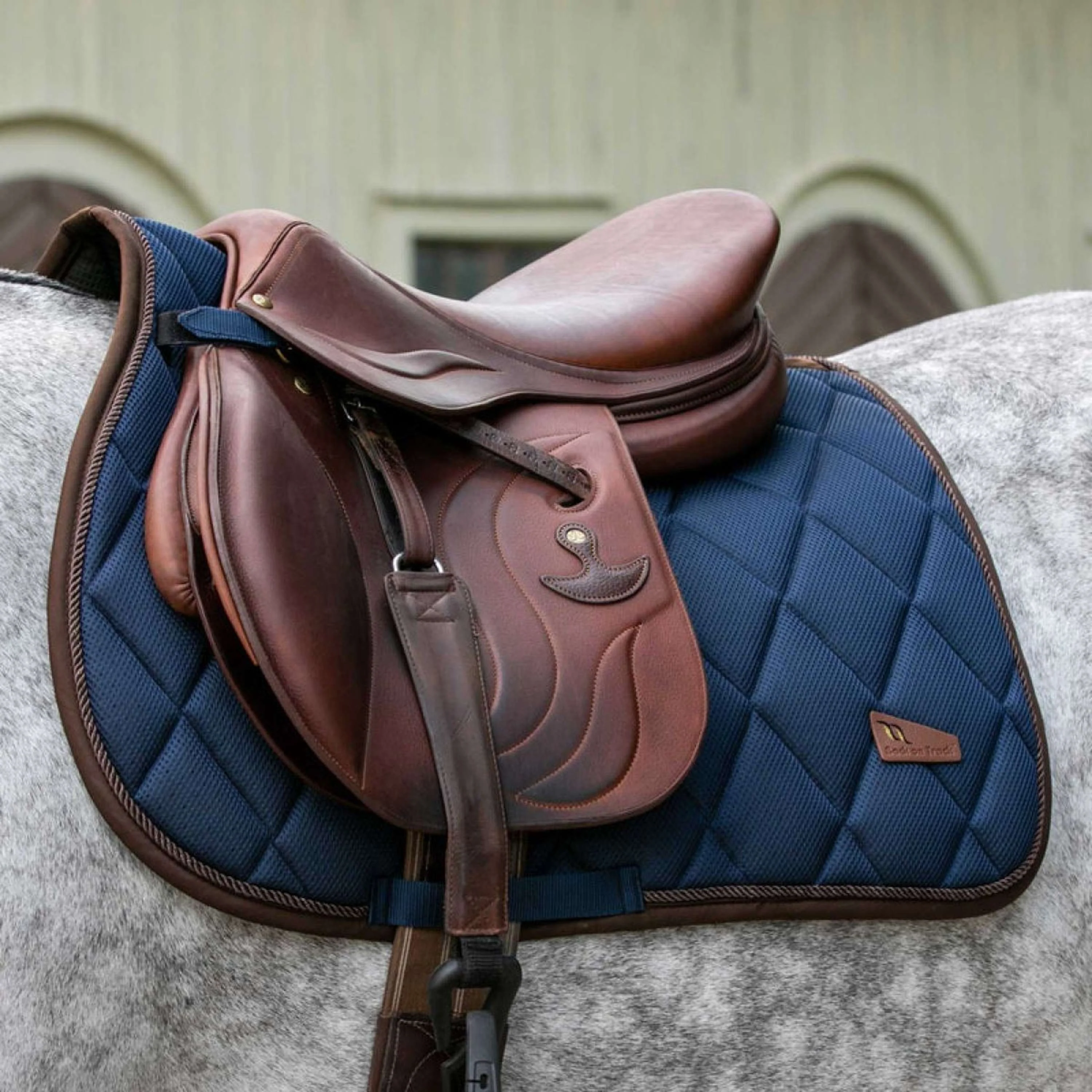 Back on Track Tapis de Selle AirFlow de Saut Bleu - Image 4