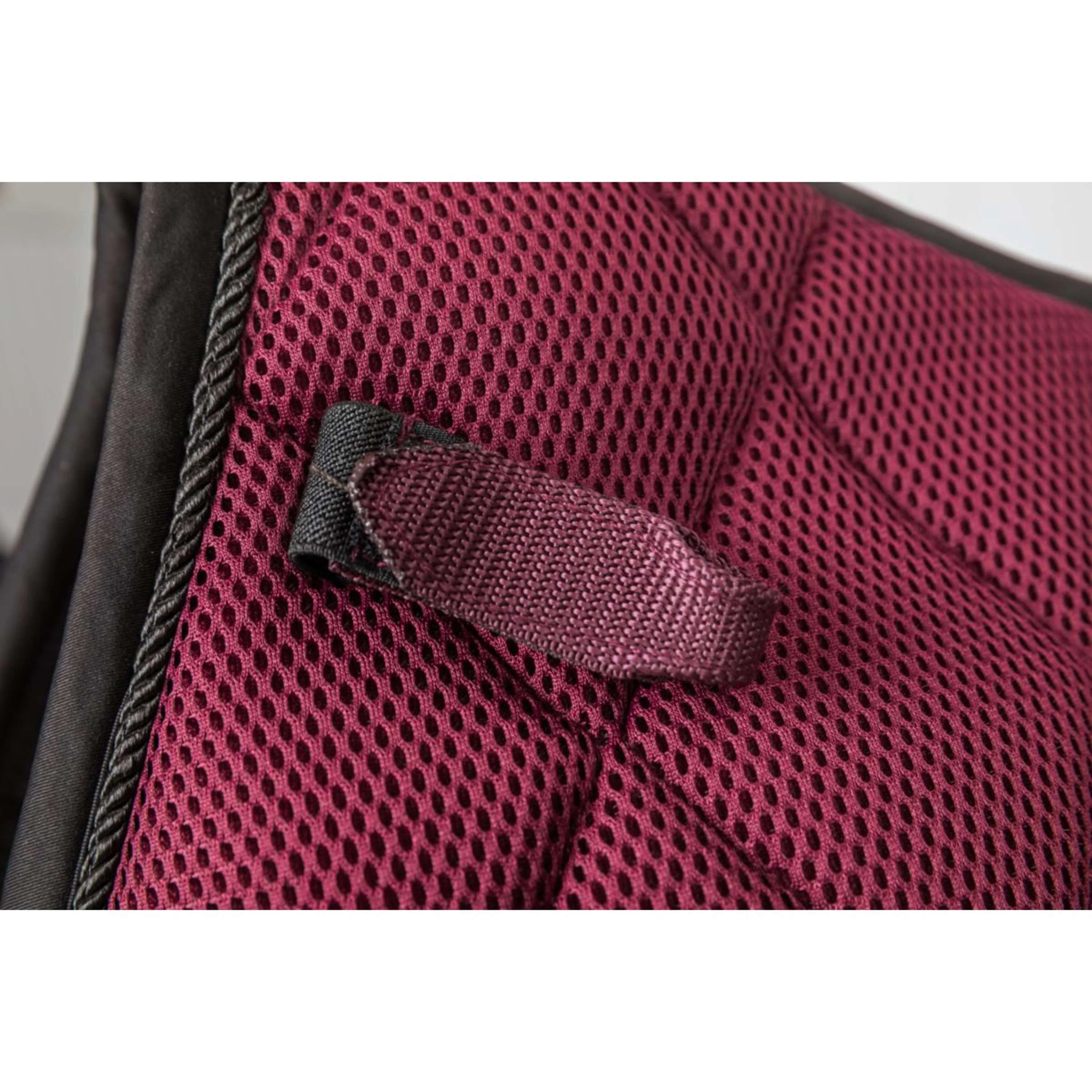 Back on Track Tapis de Selle AirFlow Dressage Vin rouge - Image 4