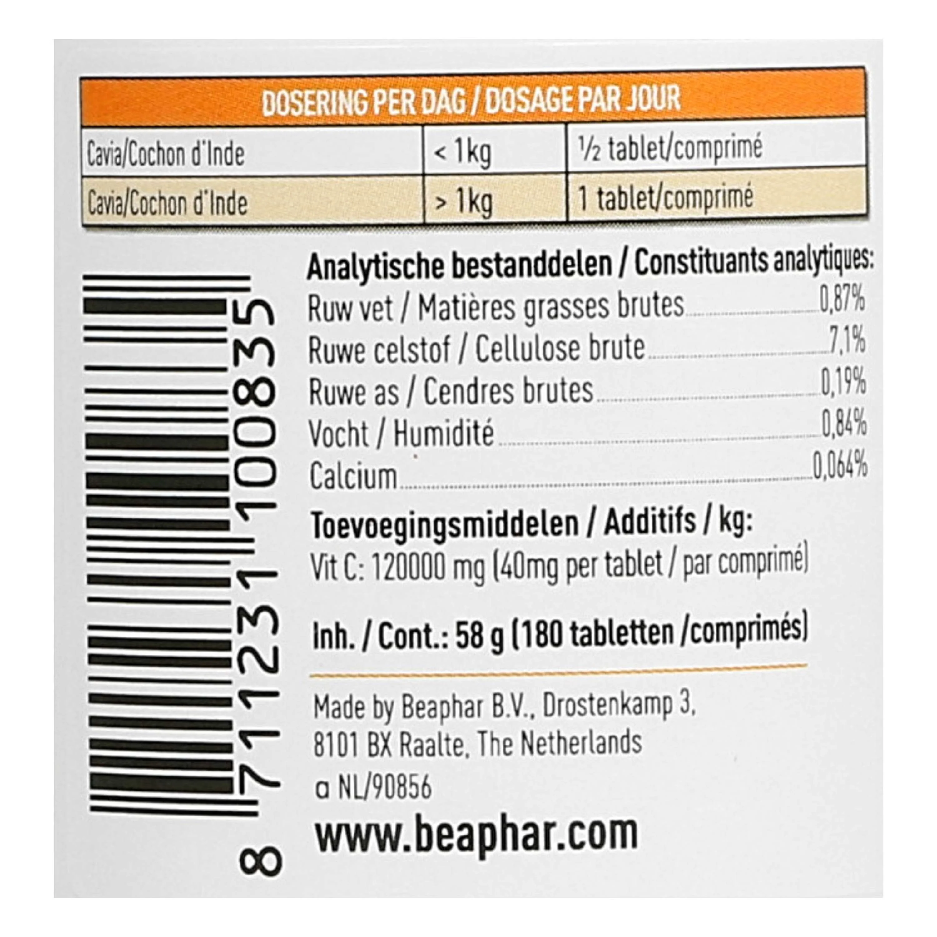 Beaphar Comprimés de Vitamine C Cavia - Image 5