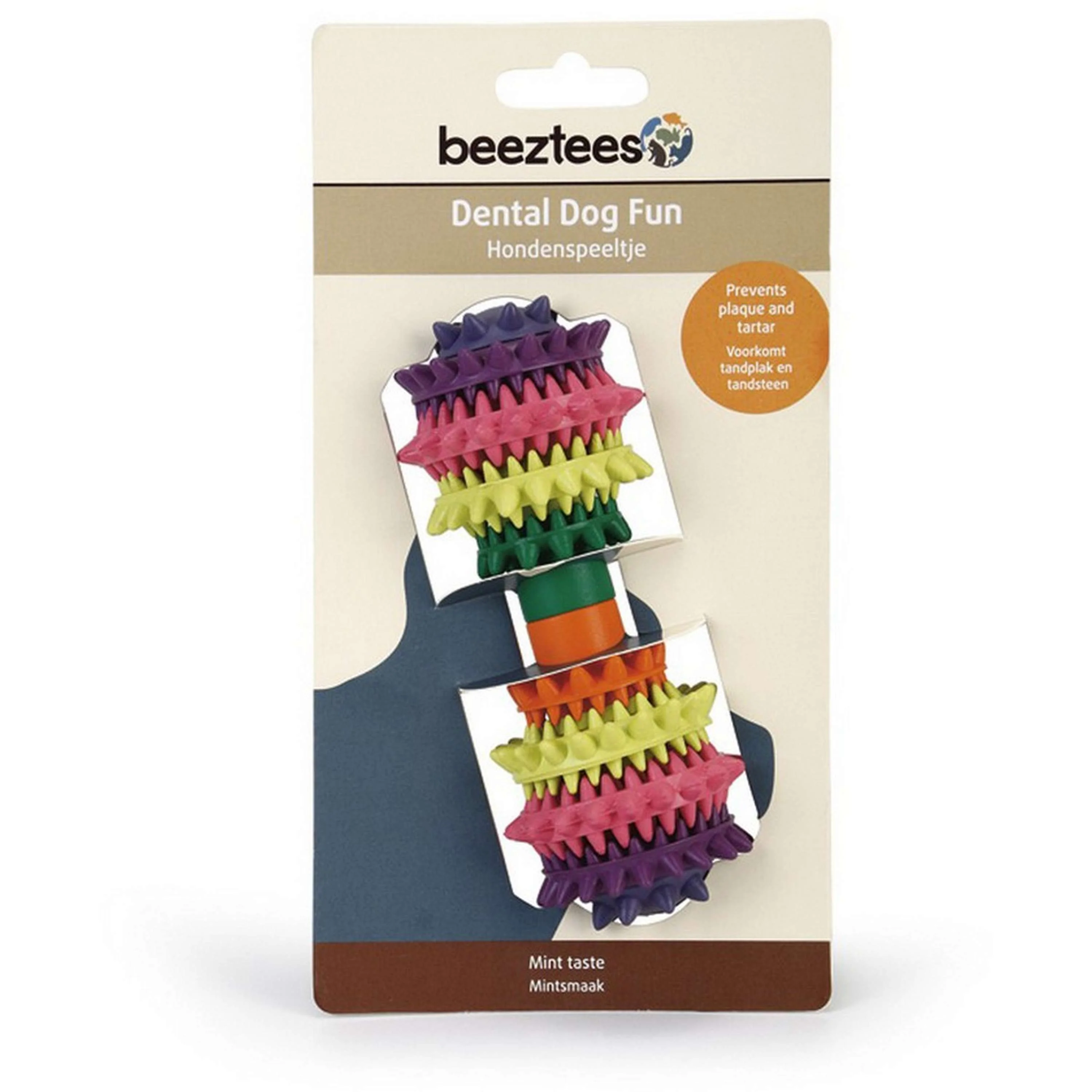 Beeztees Licol Dental Care Caoutchouc Menthe - Image 2